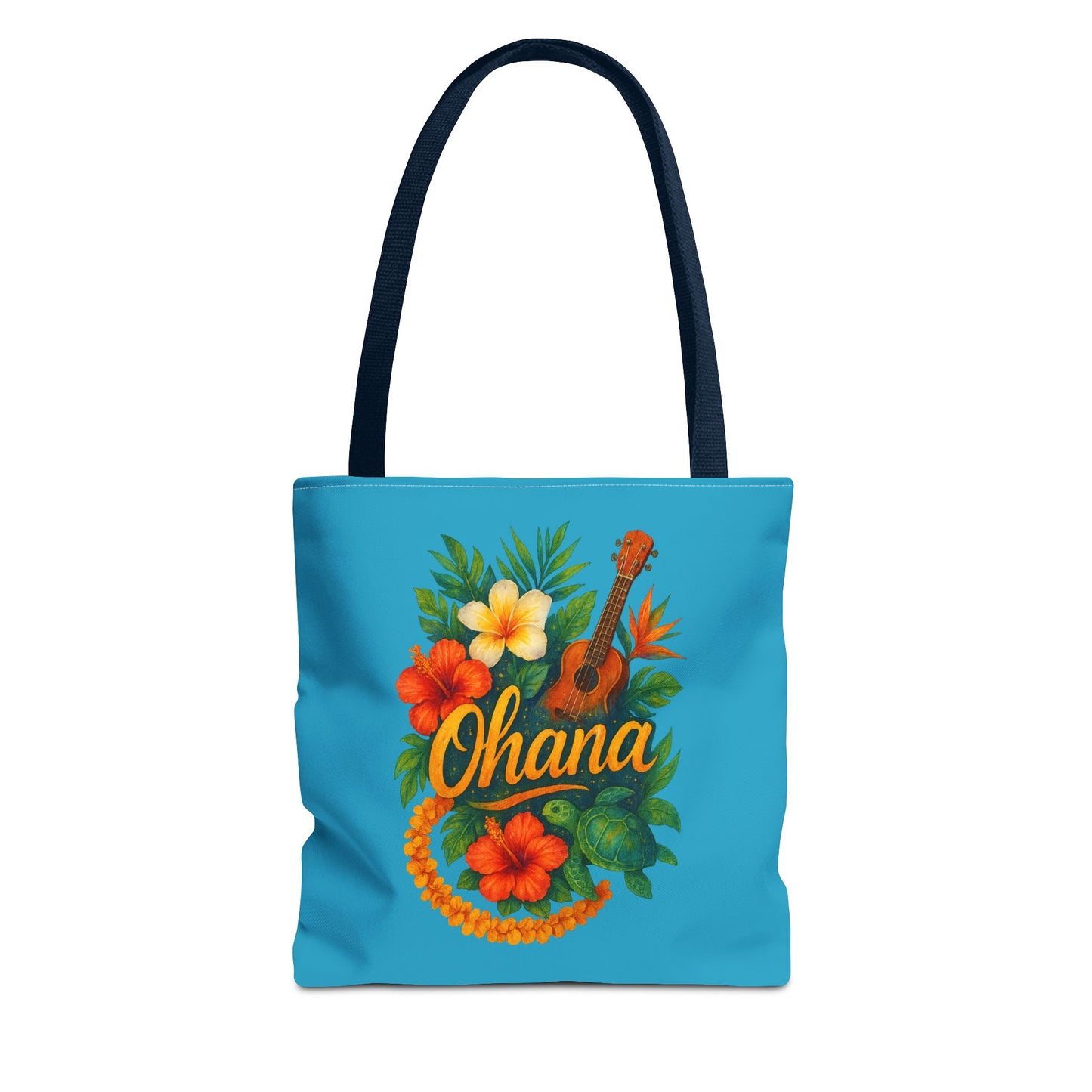 Hawaiian Ohana Tote Bag | Tropical Reusable Beach Bag | Aloha Gift Idea | Island Vibes Bag | Summer Tote | Luau Party Favor | Coastal Bag