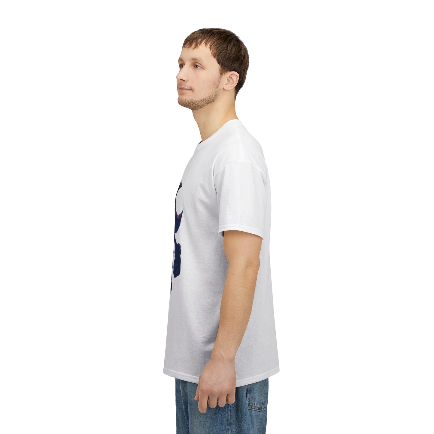 Blue Speed Hero Graphic Tee | Retro Gaming Legend T-Shirt | Fan Inspired Gamer Apparel | Cool Vintage Style Unisex Shirt for Adults & Teens