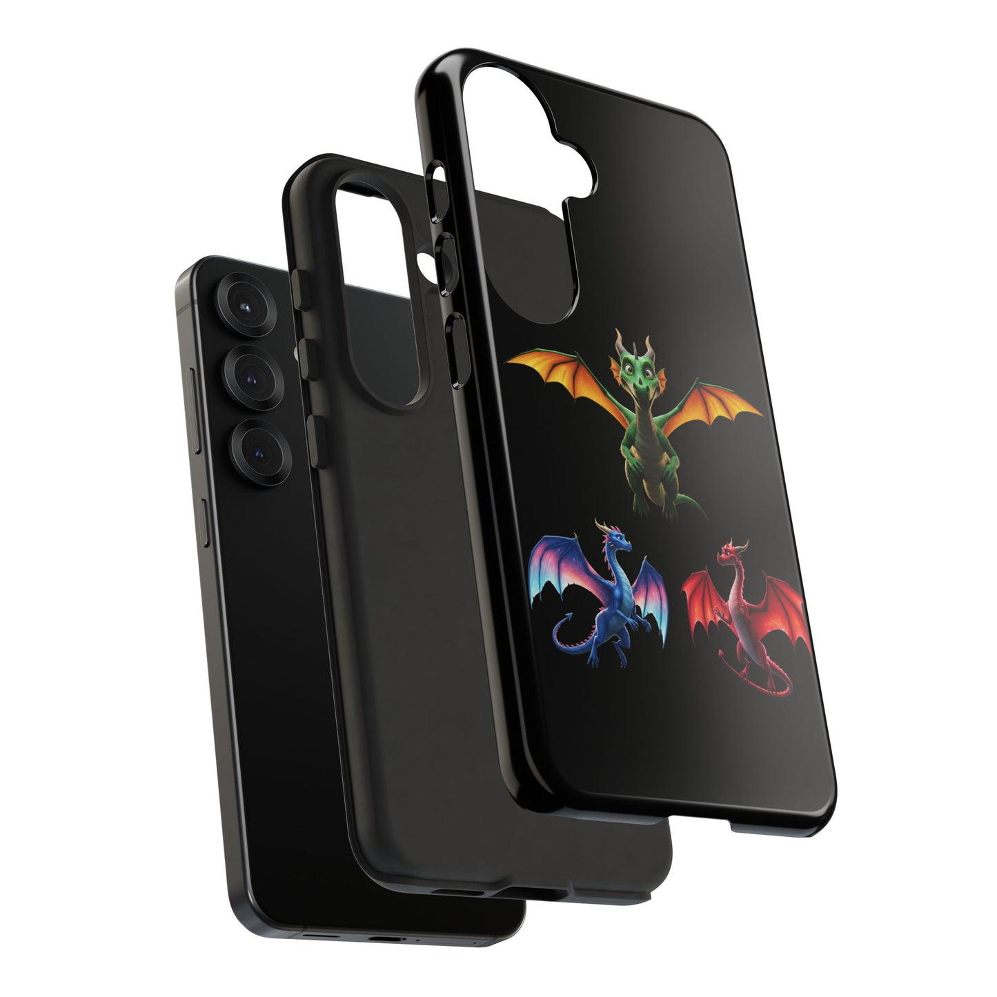 Protective Dragon Phone Case for Samsung Galaxy - Fantasy Art Durable Cover - Bookish Mythical Gift for Teens & Adults Twilight Aesthetic