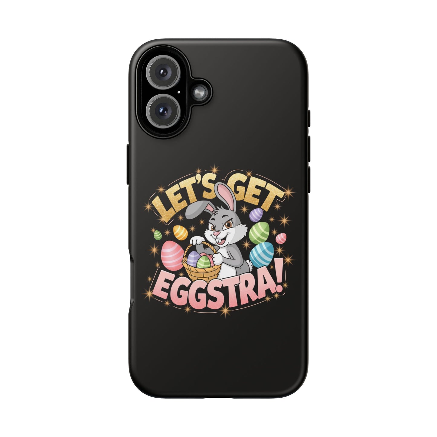 iPhone Case Easter Bunny 'Let's Get Eggstra Phone Case Easter iPhone Case