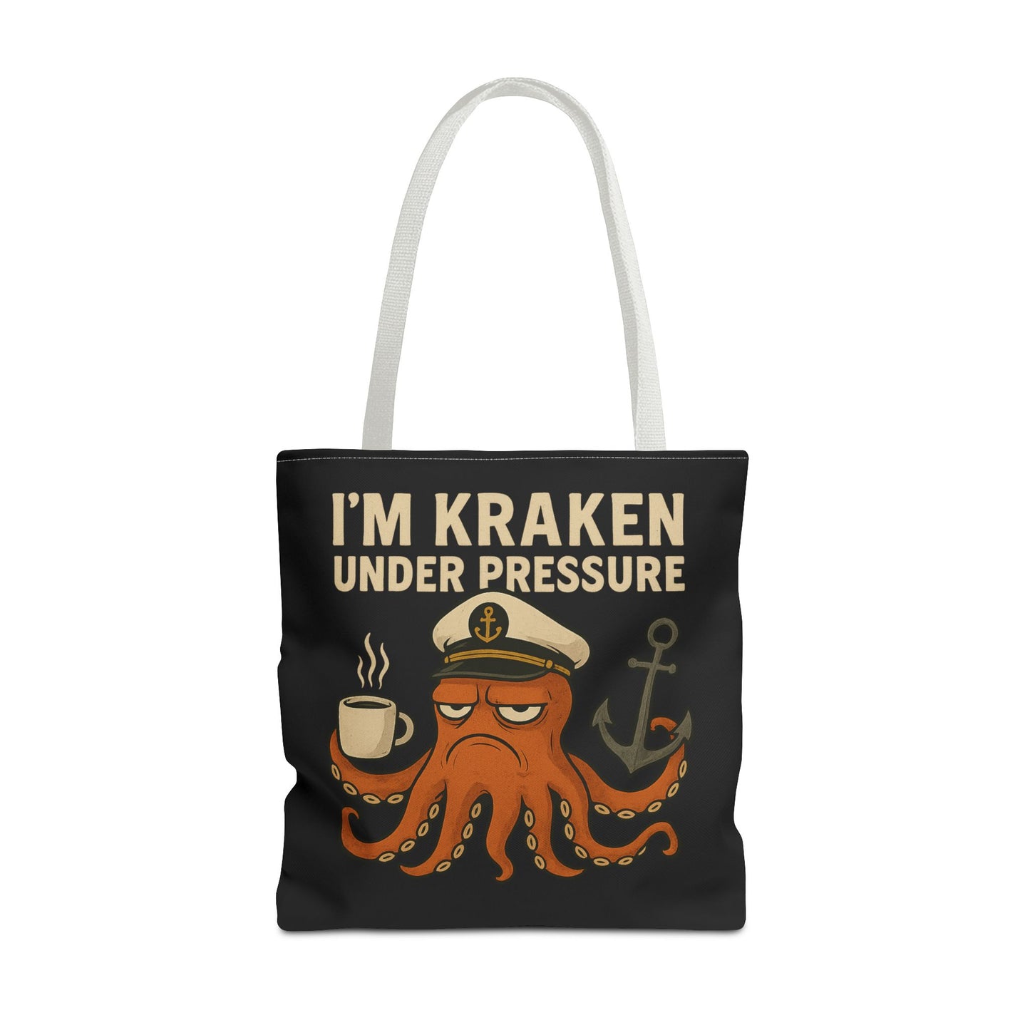 Stressed Octopus Tote Bag Nautical Bag Beach Tote Ocean Reusable Bag Seaside