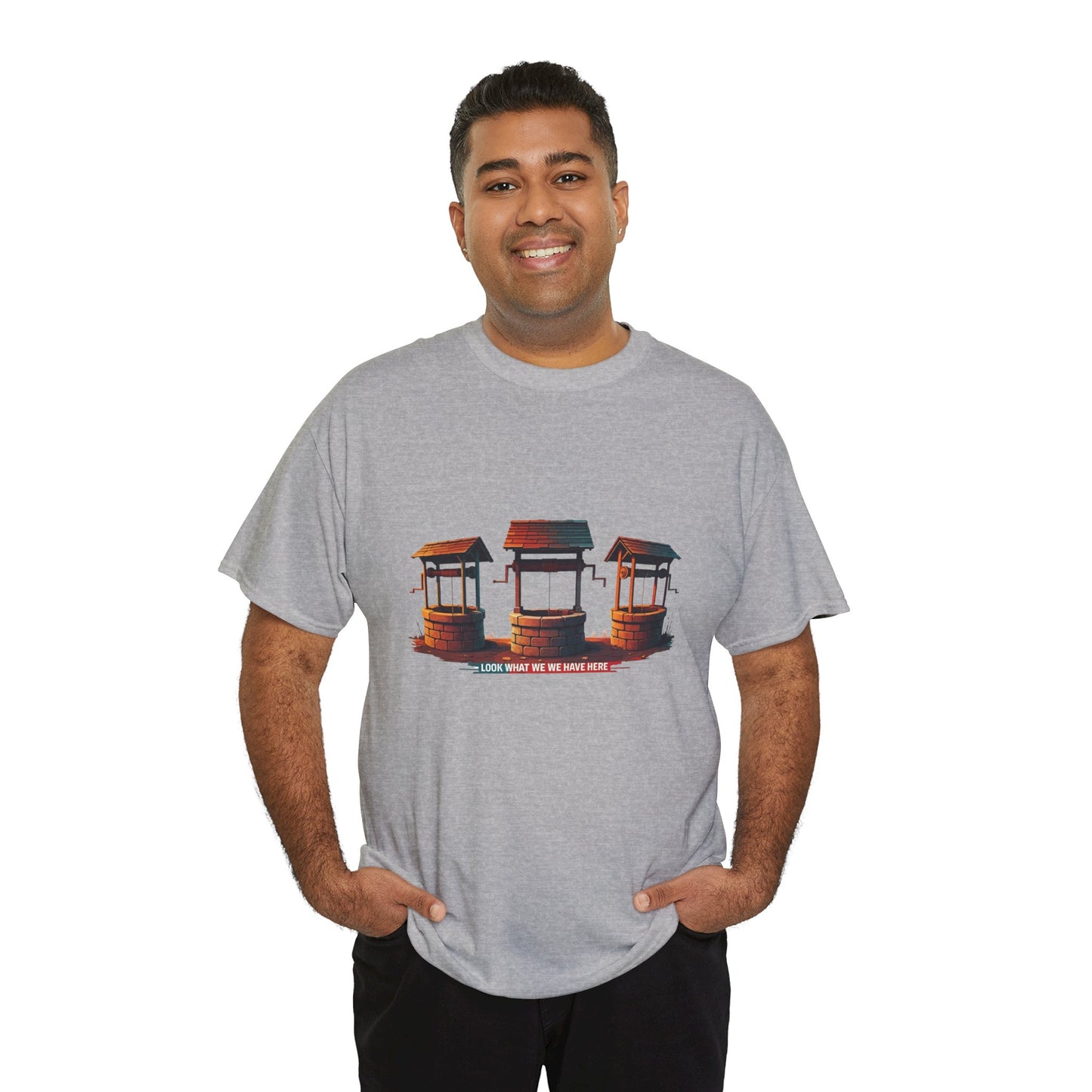 Funny “Well Well Well” T-Shirt • Pun Graphic Tee with Wishing Wells • Retro Vintage Humor Shirt • Gift for Pun Lovers & Joke Fans