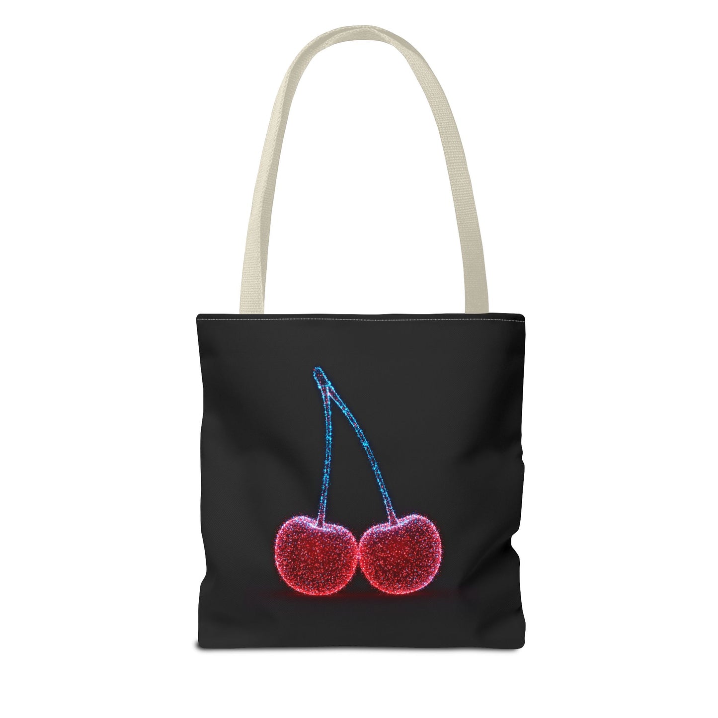 Sparkling Cherry Tote Bag Reusable Bag Shopping Bag Cherry Bag Reusable Tote
