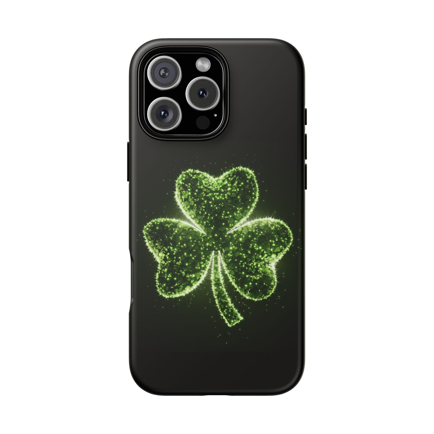 iPhone Tough Case - Shiny Shamrock Design