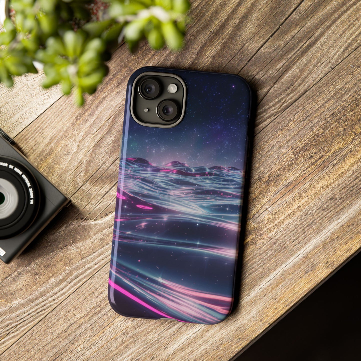 iPhone Case - Galactic Ocean and Sky Tough Case