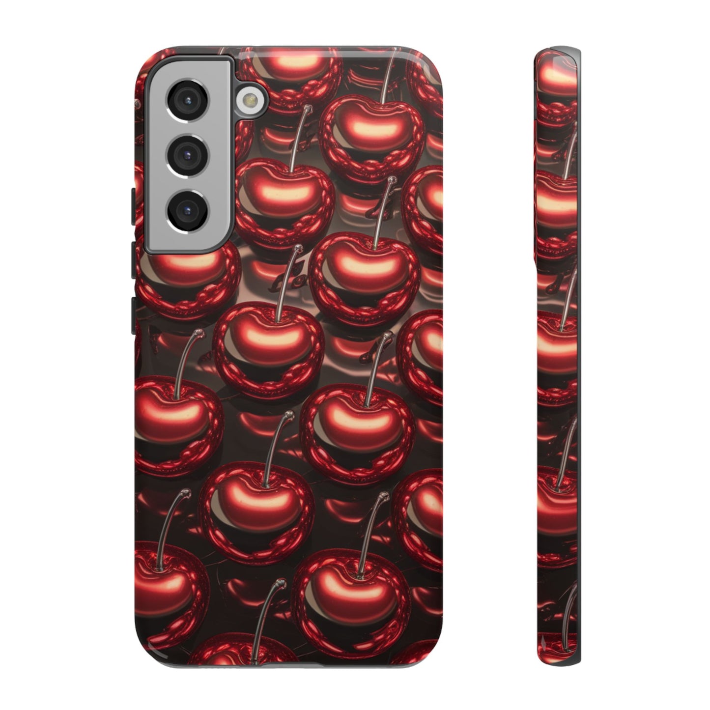 Phone Case - Shiny Cherries Design for Samsung Galaxy