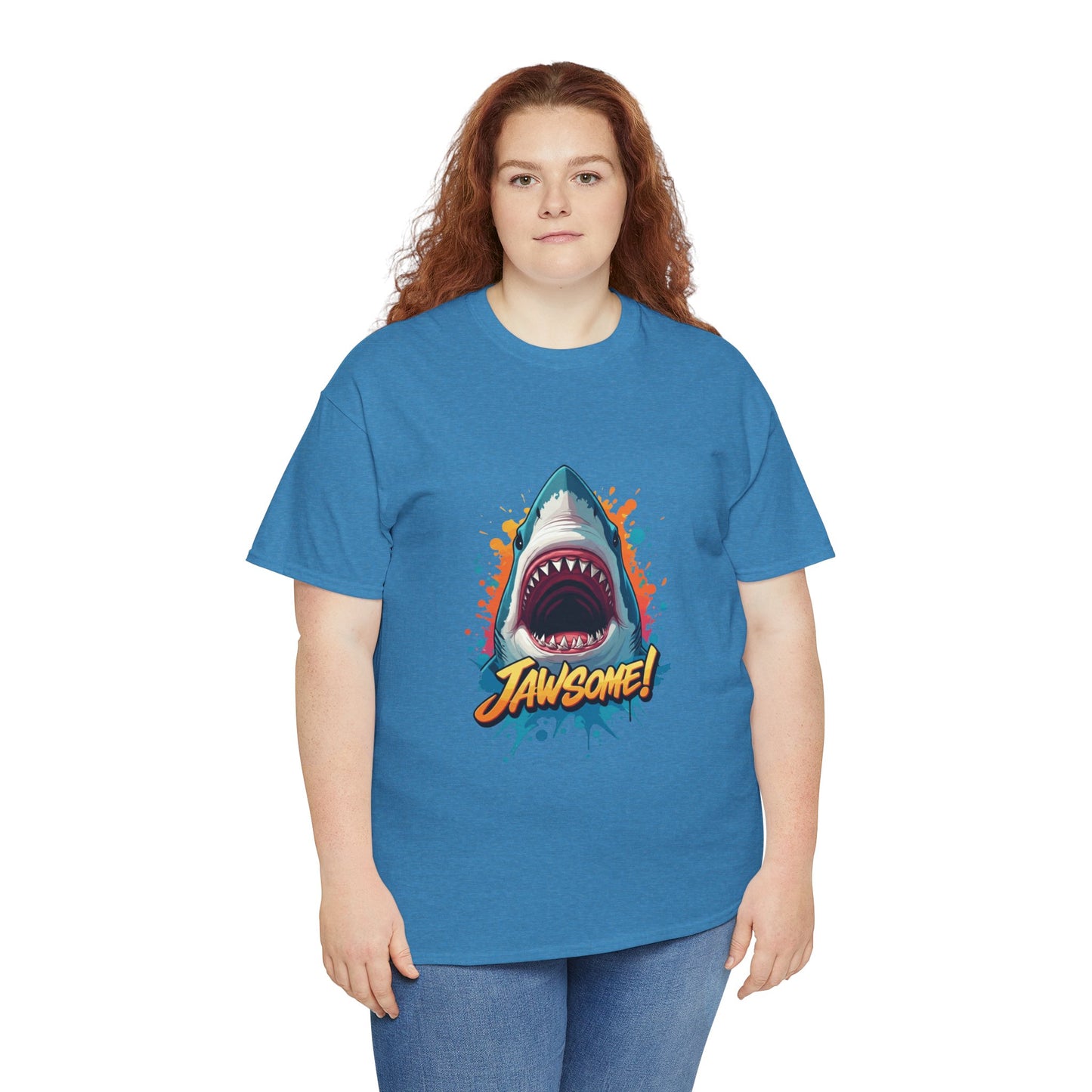 Jawsome Shark Graphic Tee | Fun Ocean Shark T-Shirt, Summer Beach Shirt, Shark Lover Gift, Trending Shark Week Apparel, Cute Marine Life Tee