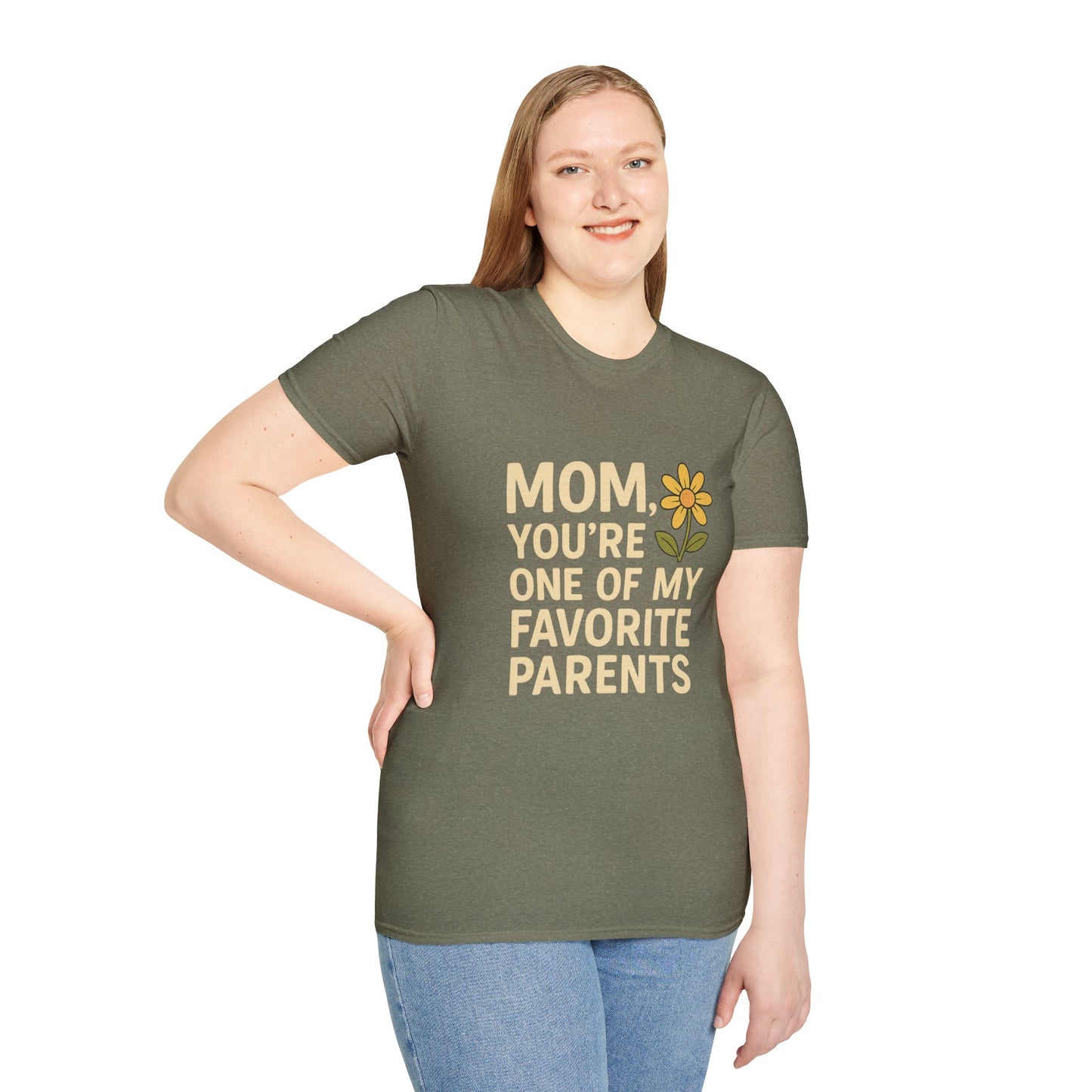 Mom You’re One of My Favorite Parents Shirt – Funny Mother’s Day Gift Tee | Cute Mom Humor Graphic, Birthday Present for Mom