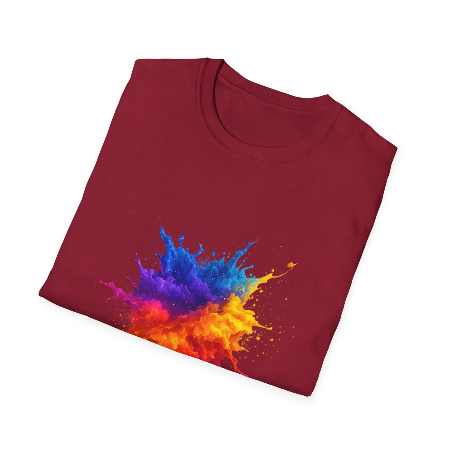 Color Burst Paint Splash Shirt – Vibrant Abstract Art Tee for Creatives & Color Lovers Colorful Apparel