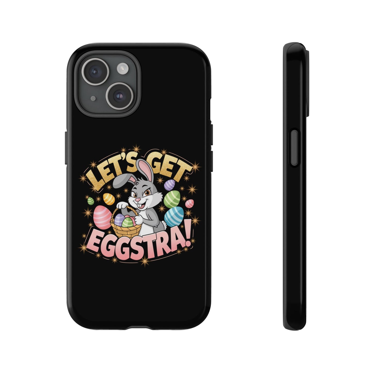 iPhone Case Easter Bunny 'Let's Get Eggstra Phone Case Easter iPhone Case