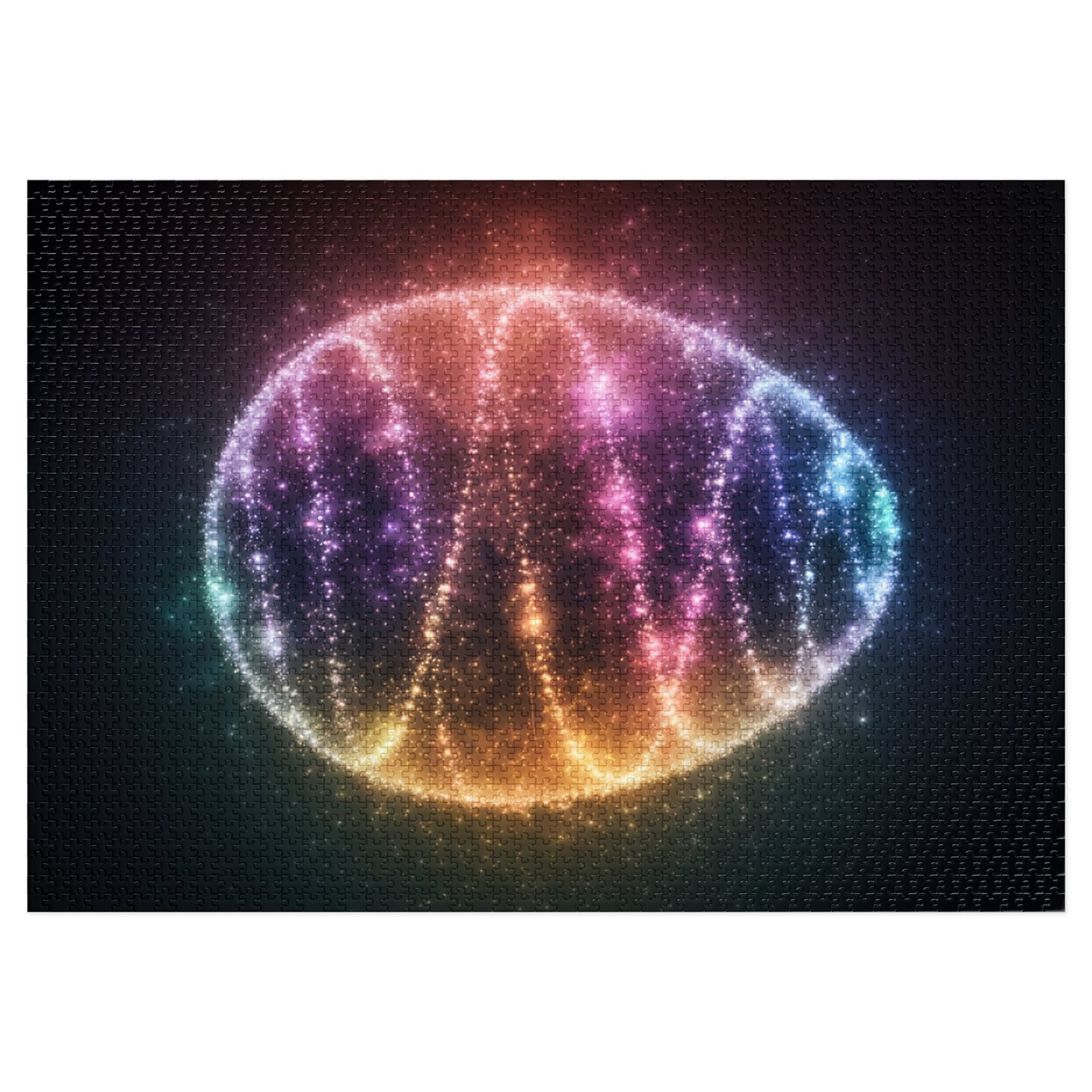Cosmic Easter Egg Glow Jigsaw Puzzle Easter Puzzle Easter Game Easter Egg Puzzle Easter Egg Game