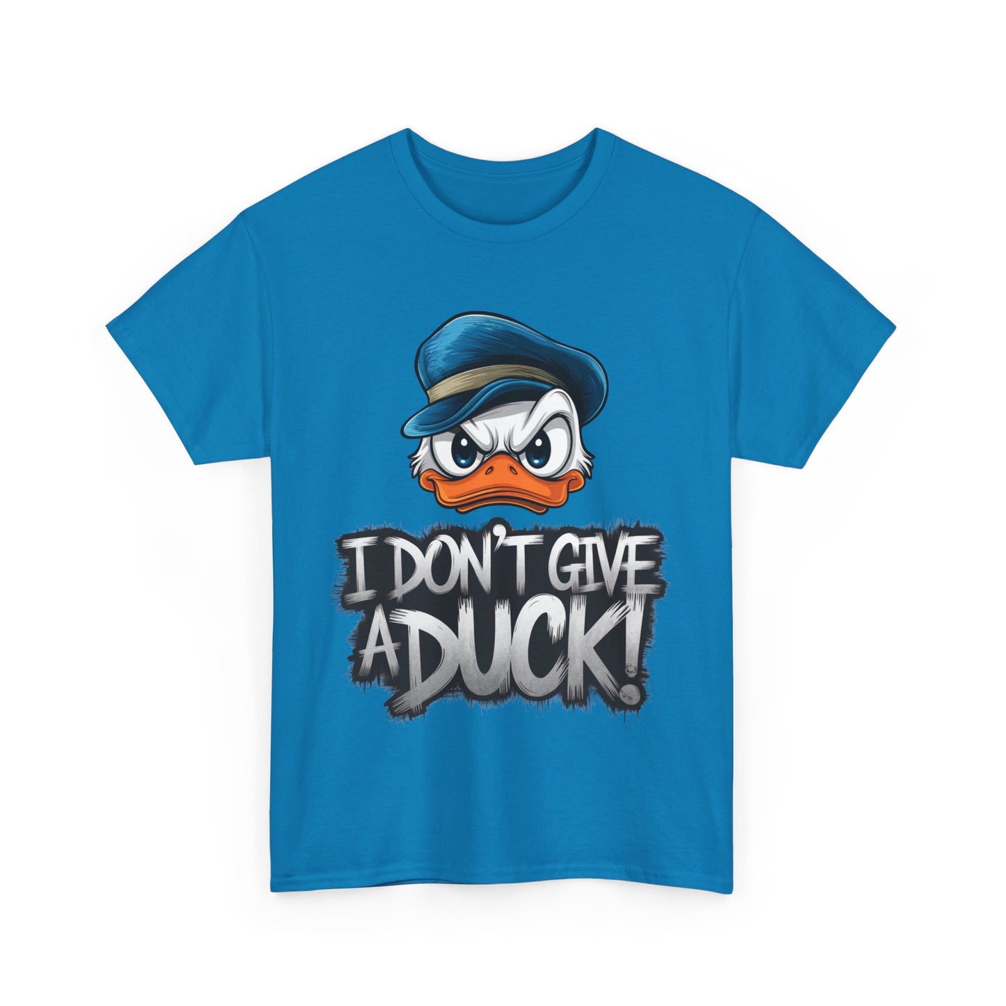 I Don’t Give a Duck Shirt – Funny Grumpy Duck Tee – Sarcastic Animal Graphic Shirt – Unisex Gift for Duck Lovers & Meme Fans