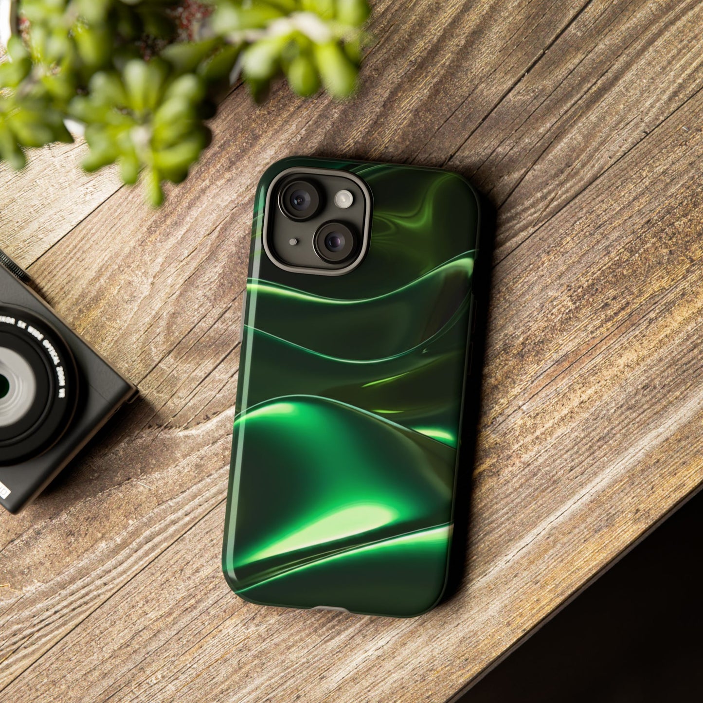 iPhone Case - Fluid Metallic Design