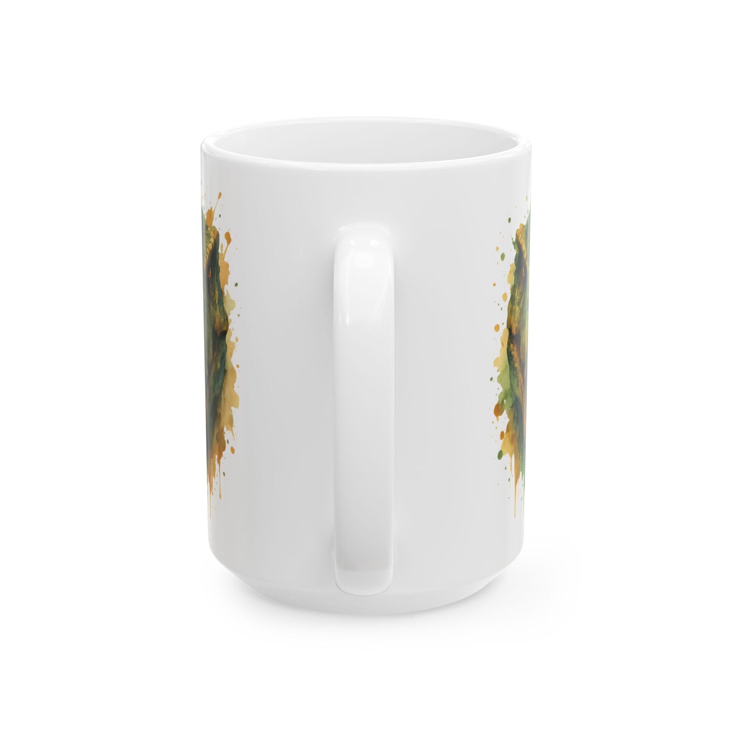 T-Rex Dinosaur Mug – Roaring T‑Rex Coffee Cup 11oz & 15oz | Jurassic Gift for Dino Lovers | Scary Dinosaur Kitchen Decor Mug