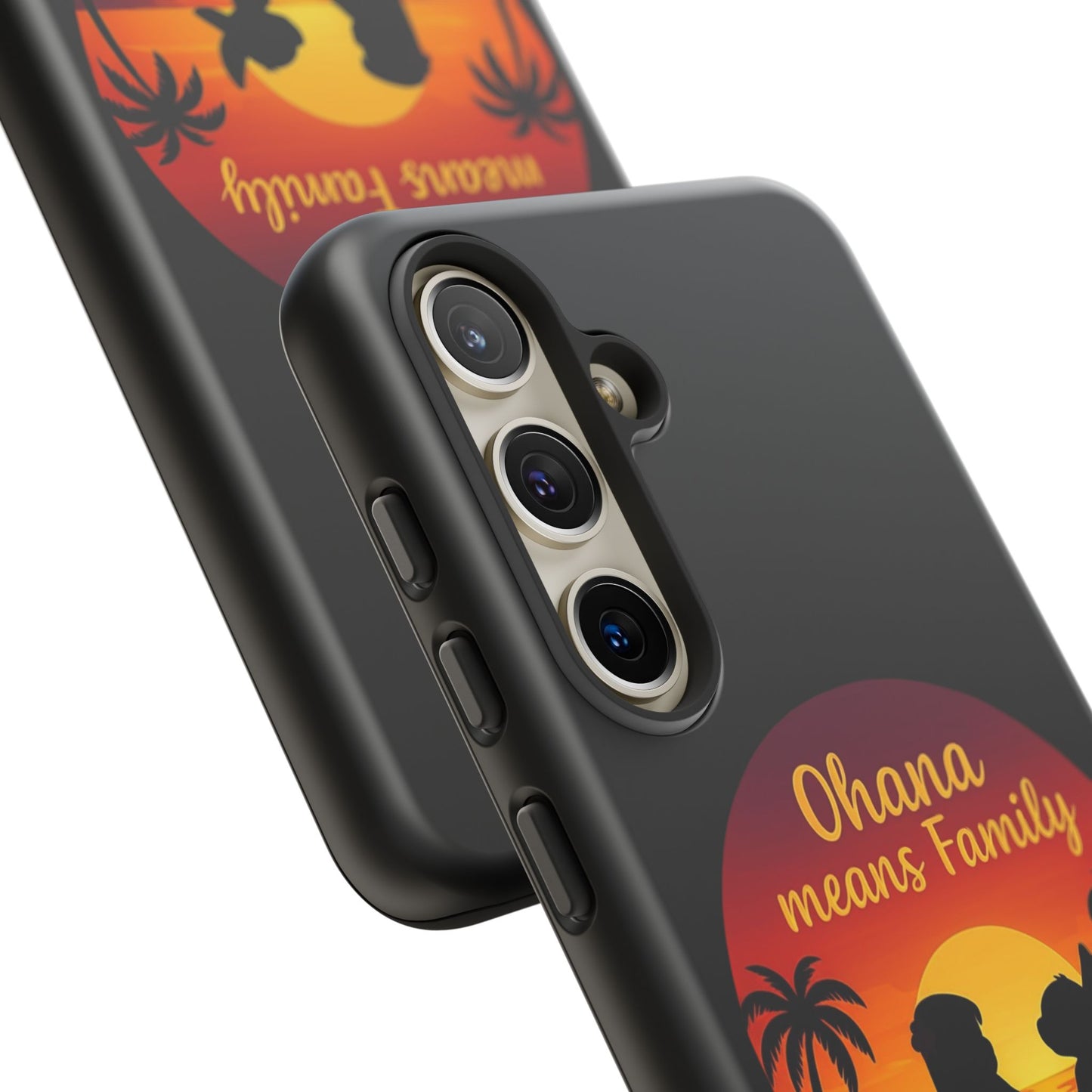Ohana Means Family Samsung Case – Cute Hawaii Sunset Phone Cover – Lilo and Stitch-Inspired Gift – Protective Case for Galaxy S Series