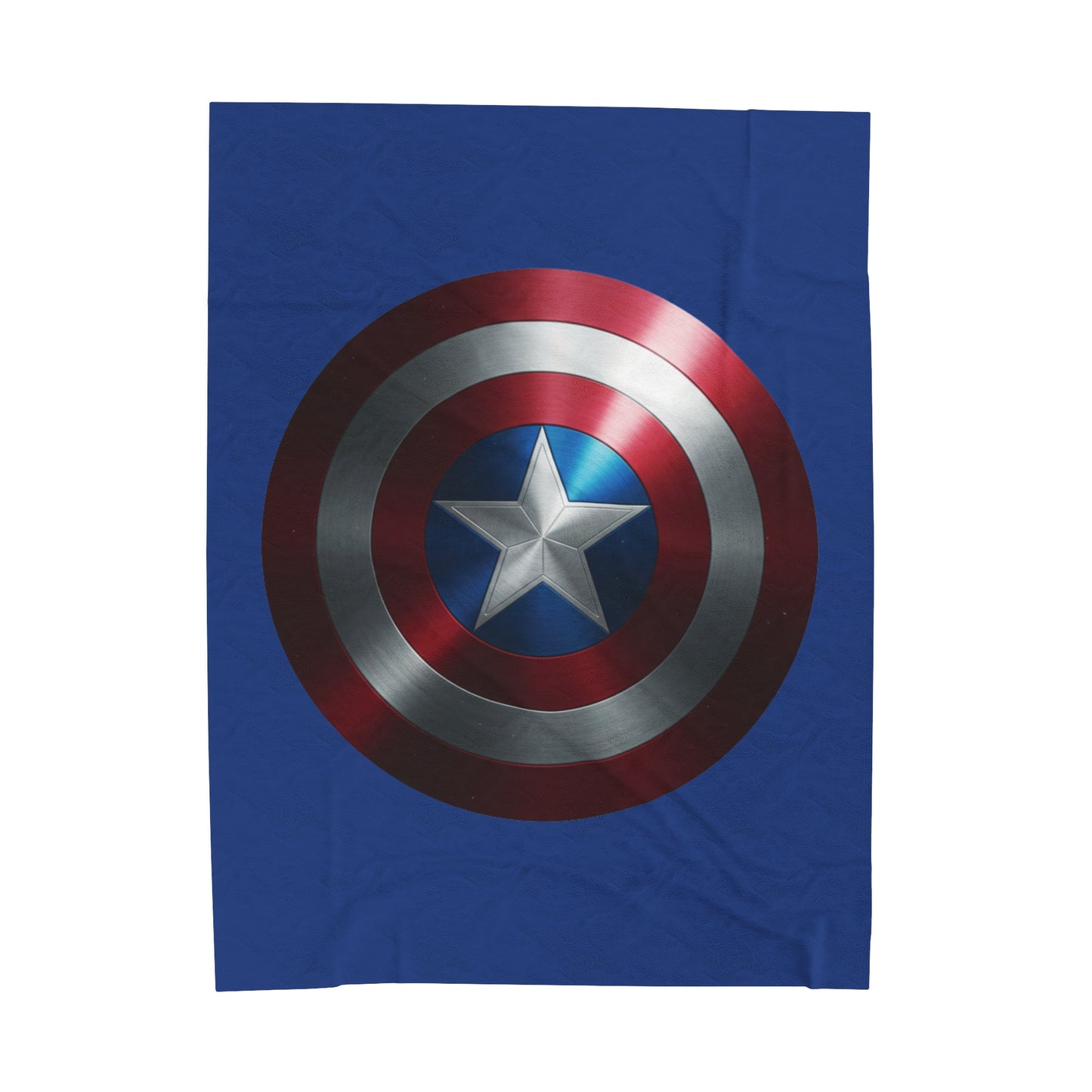 Plush Blanket - Captain America Shield Design