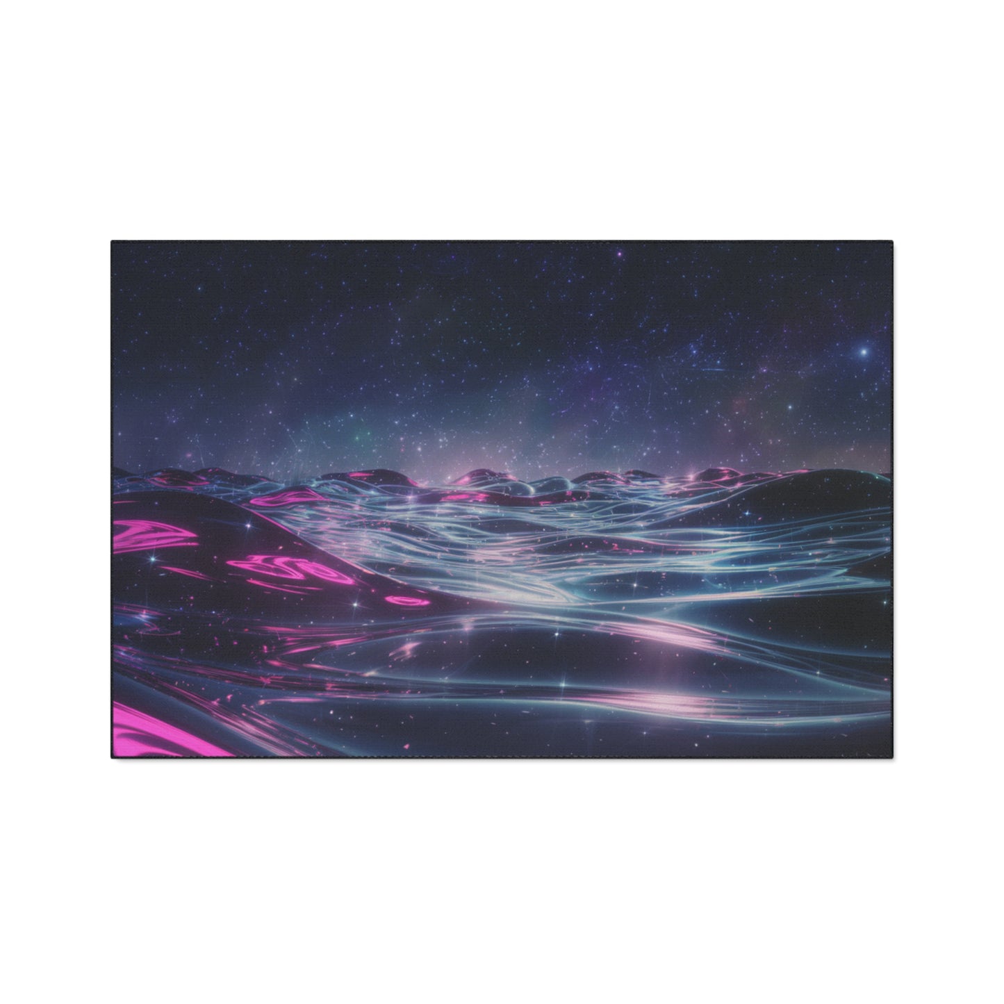 Floor Mat - Galactic Ocean and Night Sky Design