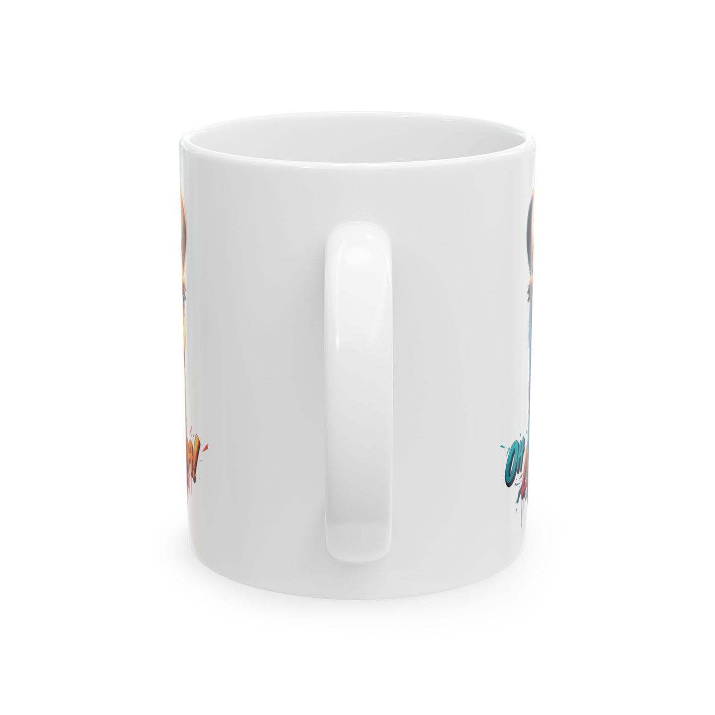 Oh La Llama Mug – Cute Llama Coffee Cup 11 oz & 15 oz Ceramic | Funny Animal Gift For Llama Lover Kitchen Decor