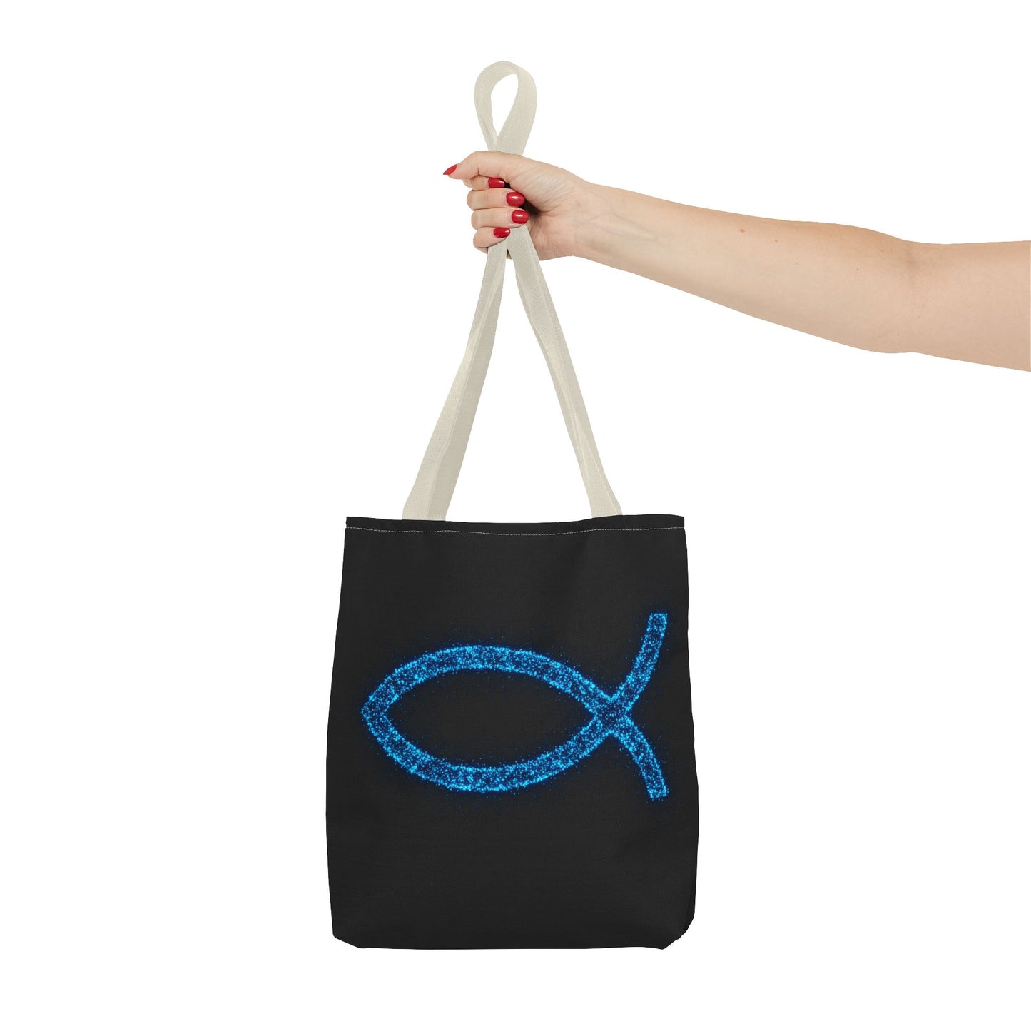 Sparkling Fish Symbol Tote Bag - Inspirational Vibes