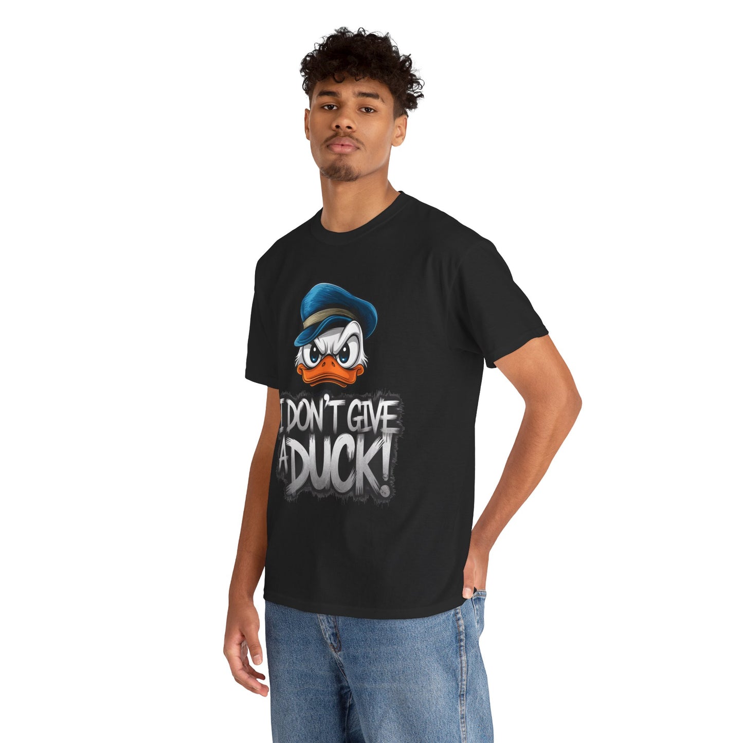 I Don’t Give a Duck Shirt – Funny Grumpy Duck Tee – Sarcastic Animal Graphic Shirt – Unisex Gift for Duck Lovers & Meme Fans