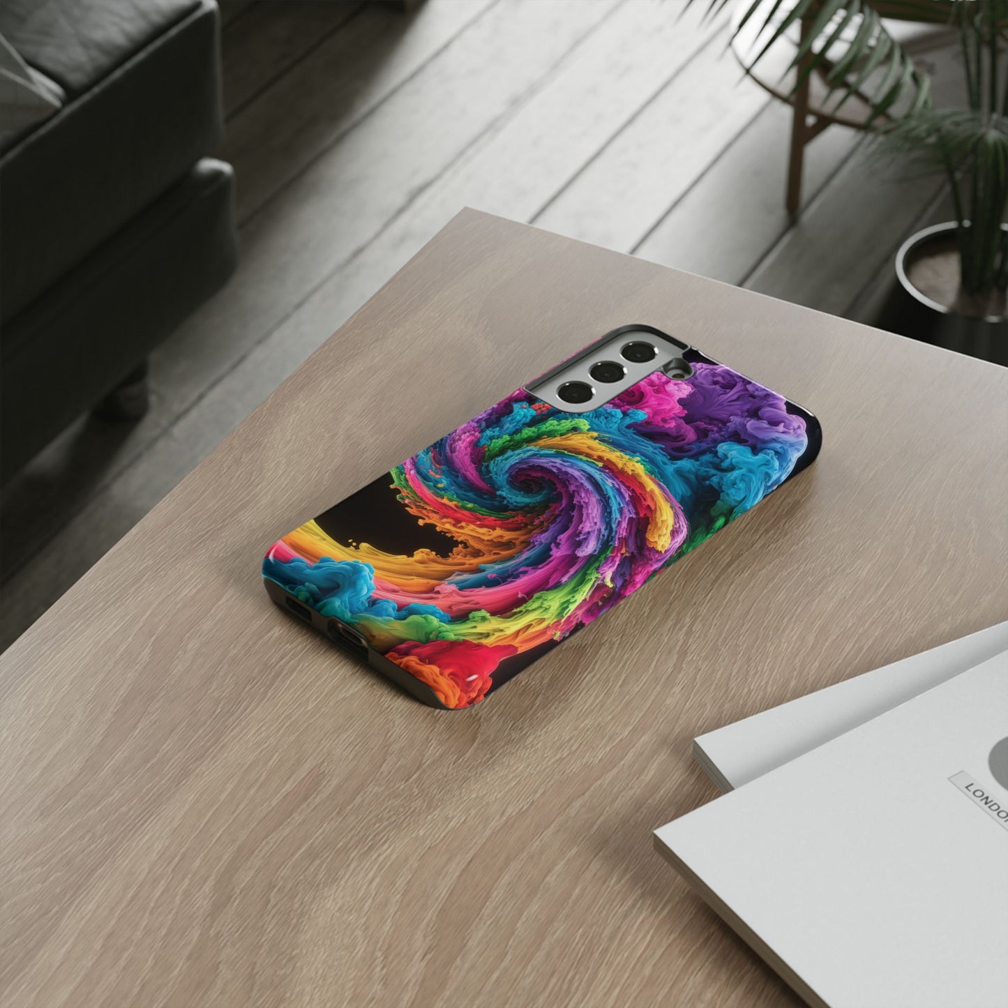 Phone Case - Colorful Swirl Design for Samsung Galaxy