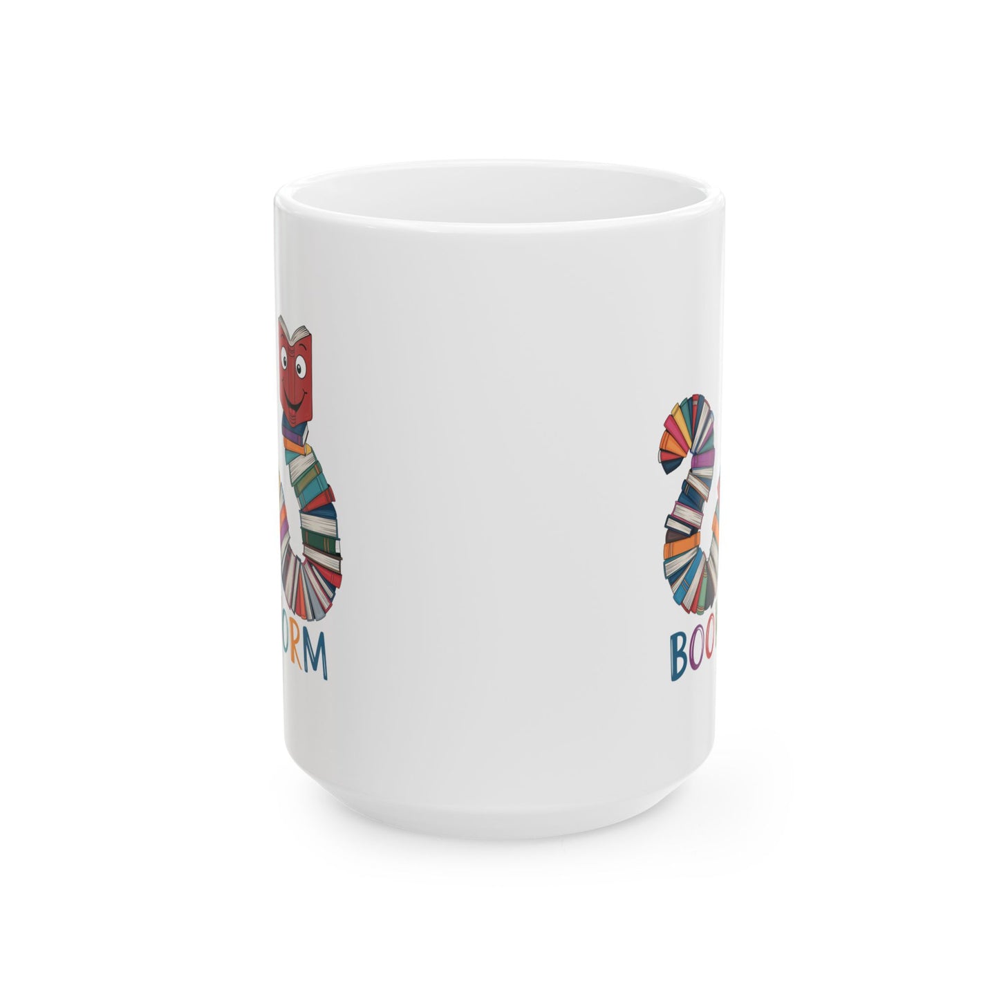 Bookworm Ceramic Mug