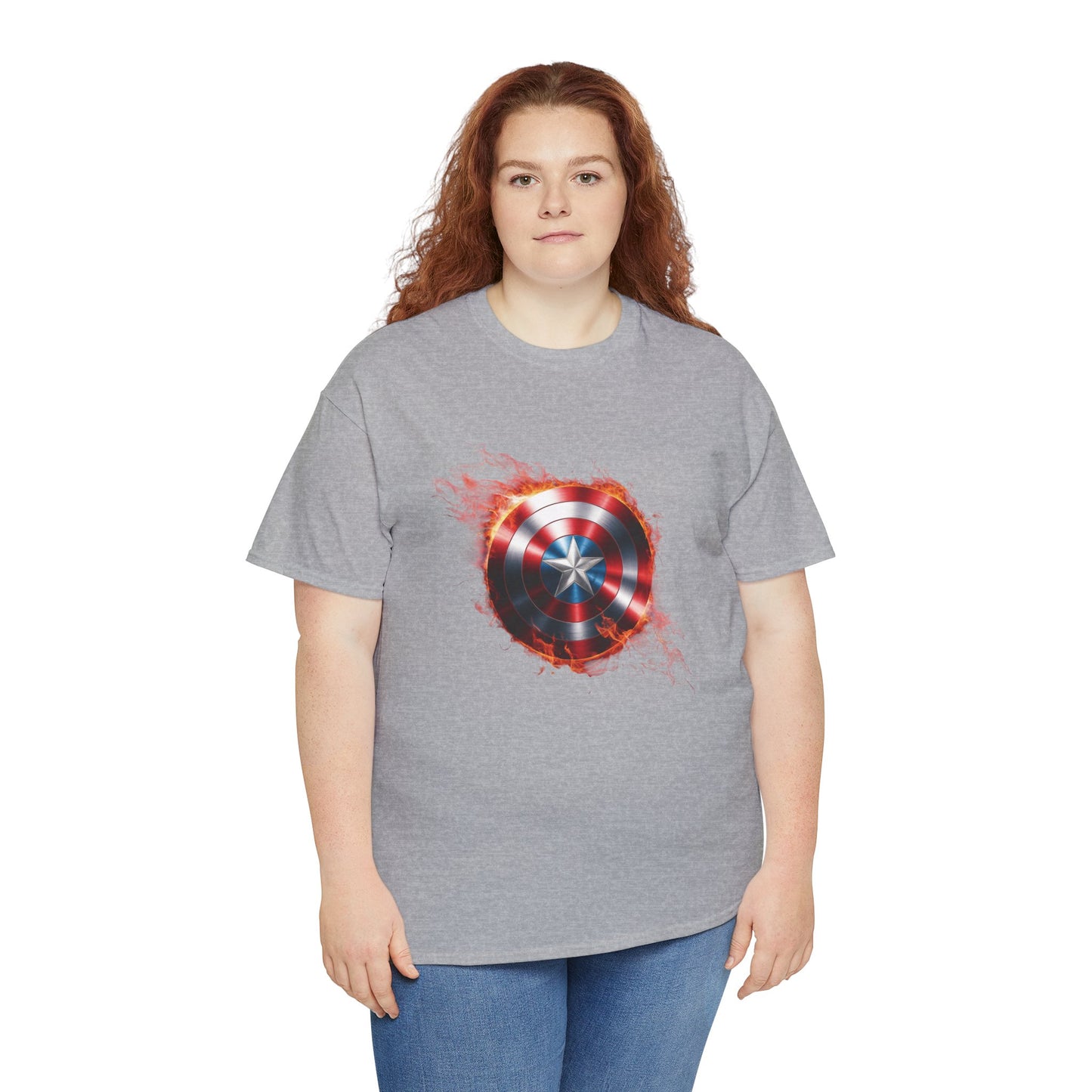 Captain America Flame Tee