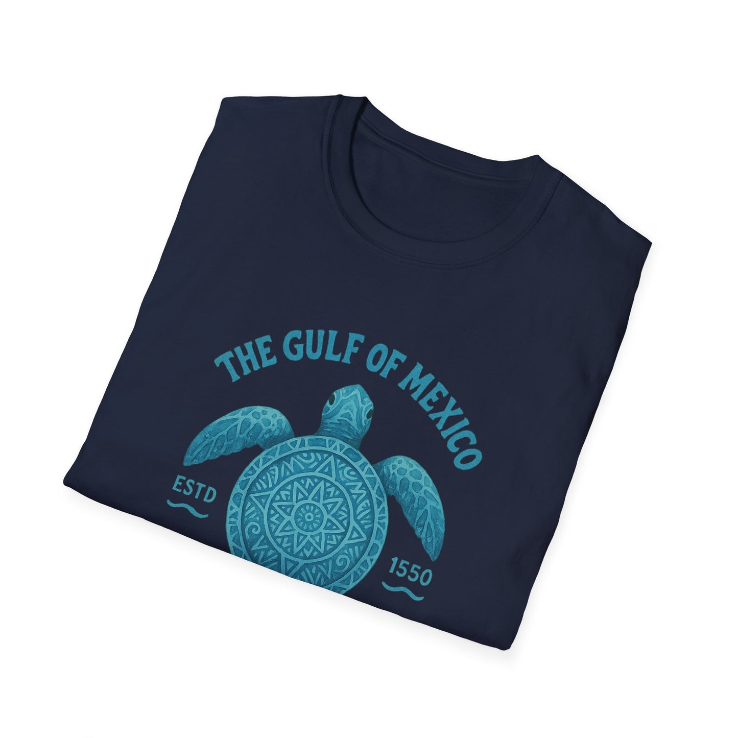 Gulf of Mexico Watercolor Sea Turtle T-Shirt - Ocean Wildlife Tee - Nature Lover Gift - Summer Beach Top - Coastal Art Graphic Tee