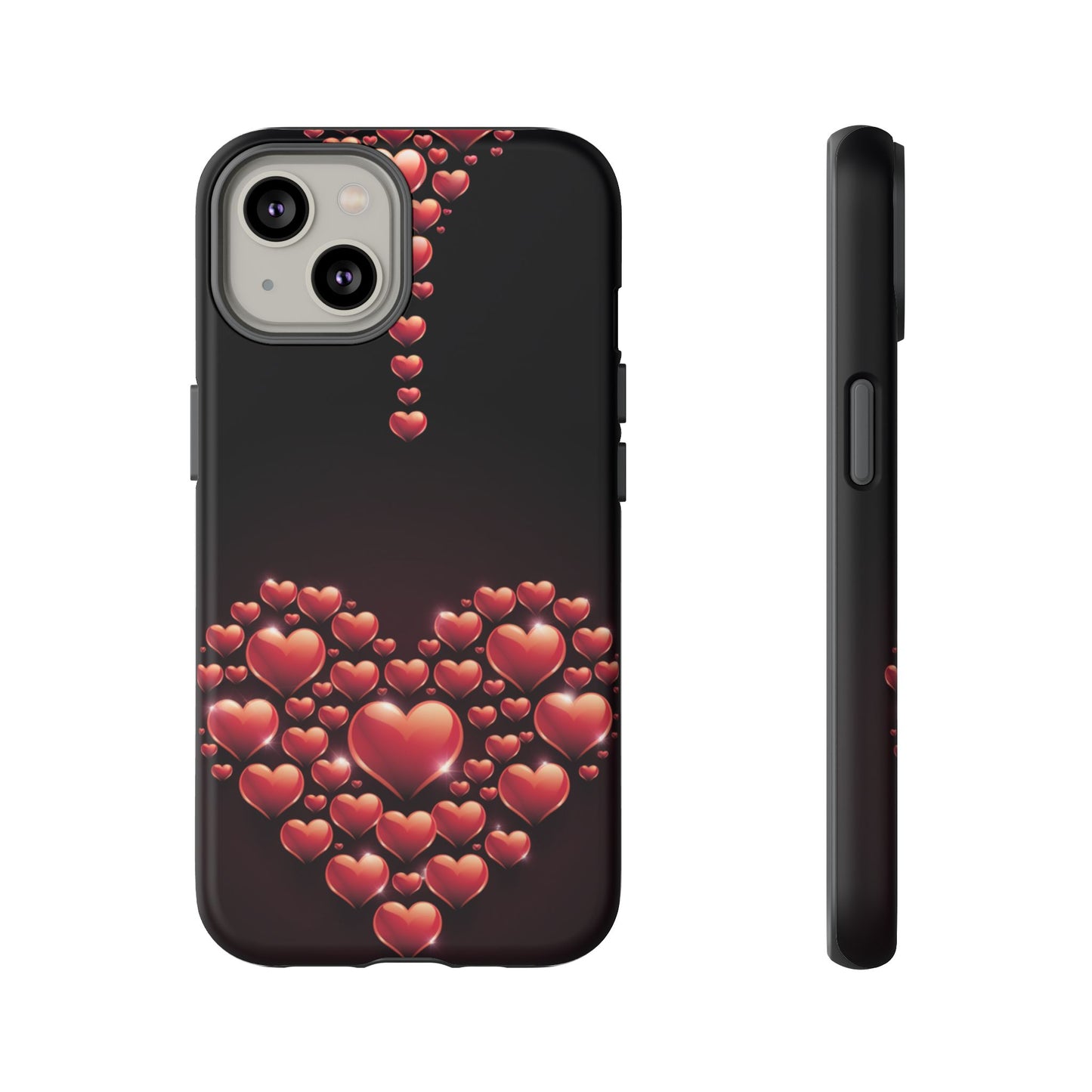 iPhone Case - Heart Made Out of Hearts Design