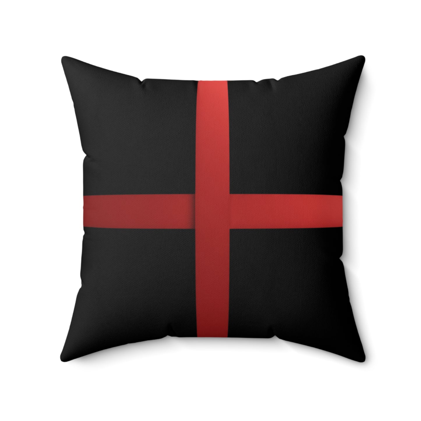 Custom Name Gift Wrap Pillow | Personalized Faux Suede Cushion | Holiday Red Bow Decor | Christmas Throw Pillow for Home or Gift
