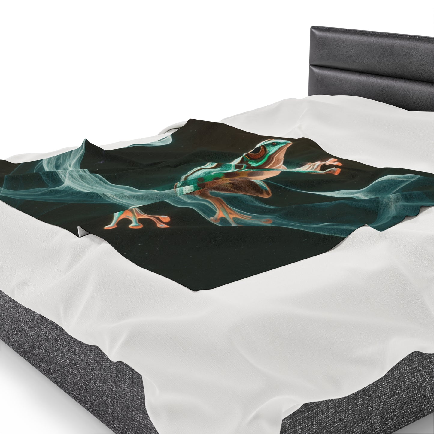 Plush Blanket - Fun Frog Design