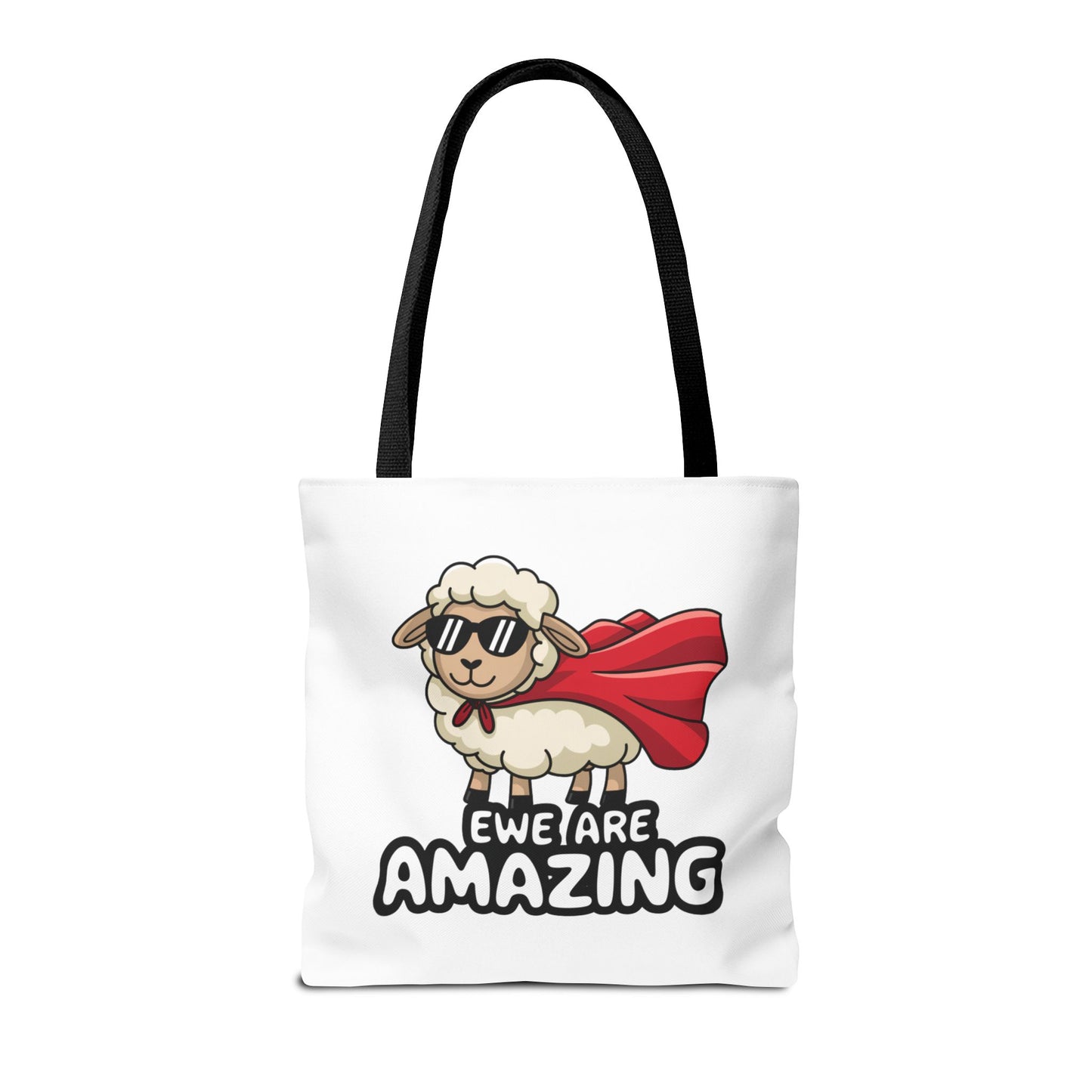 Sheep Tote Bag - Ewe Are Amazing Inspirational Bag Everyday Tote Funny Bag