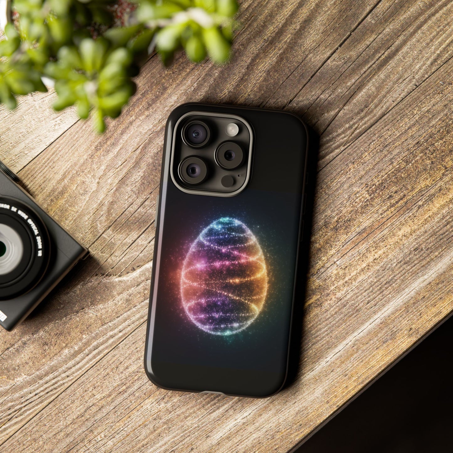 iPhone Case Bioluminescent Easter Egg Design Easter Phone Case Easter iPhone Case