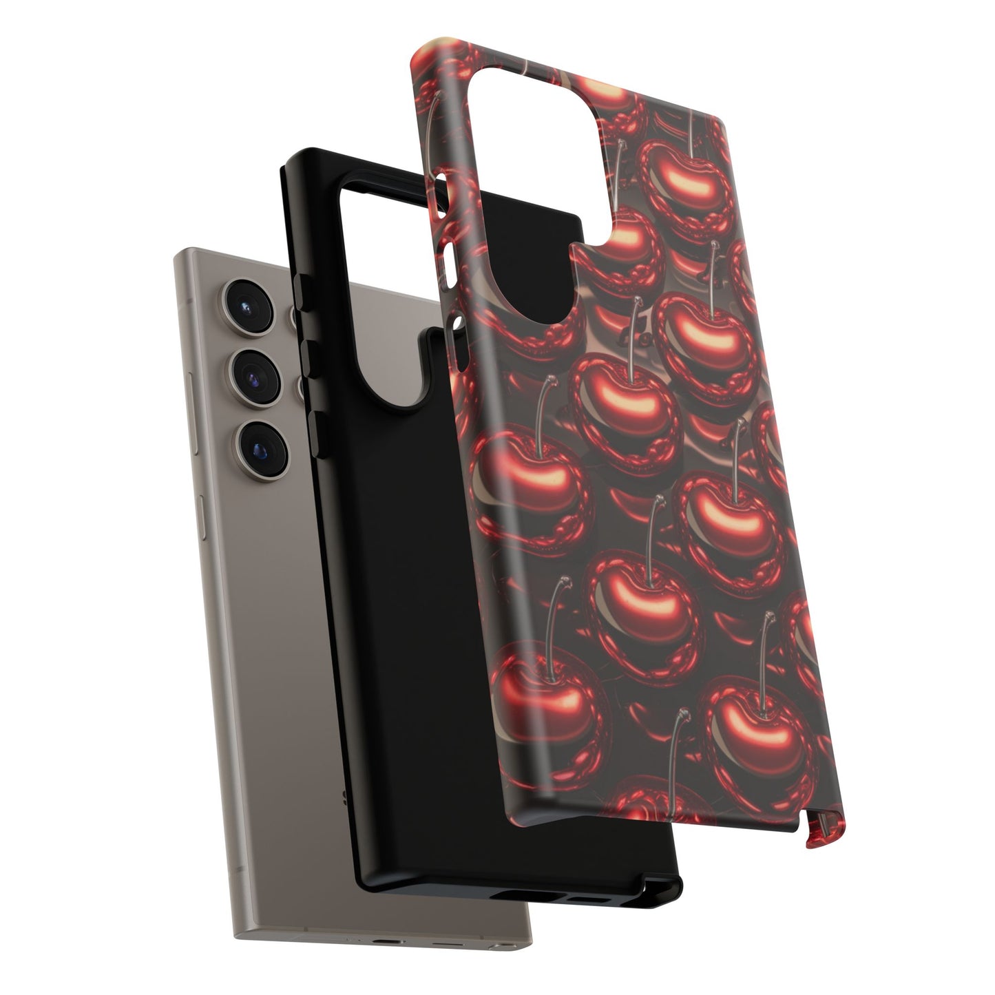 Phone Case - Shiny Cherries Design for Samsung Galaxy