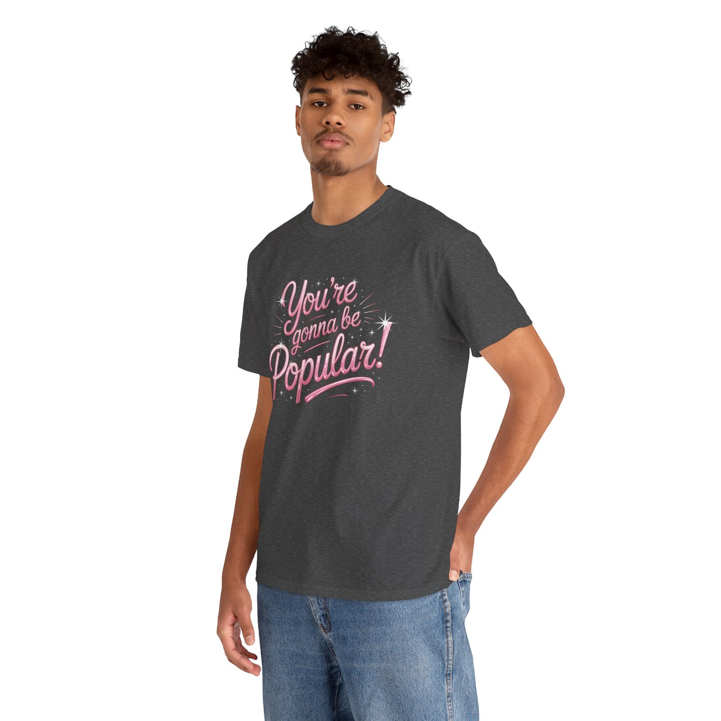You’re Gonna Be Popular Wicked Musical Tee – Broadway Quote Shirt – Funny Retro Typography T-Shirt for Theatre Fans & Musical Lovers