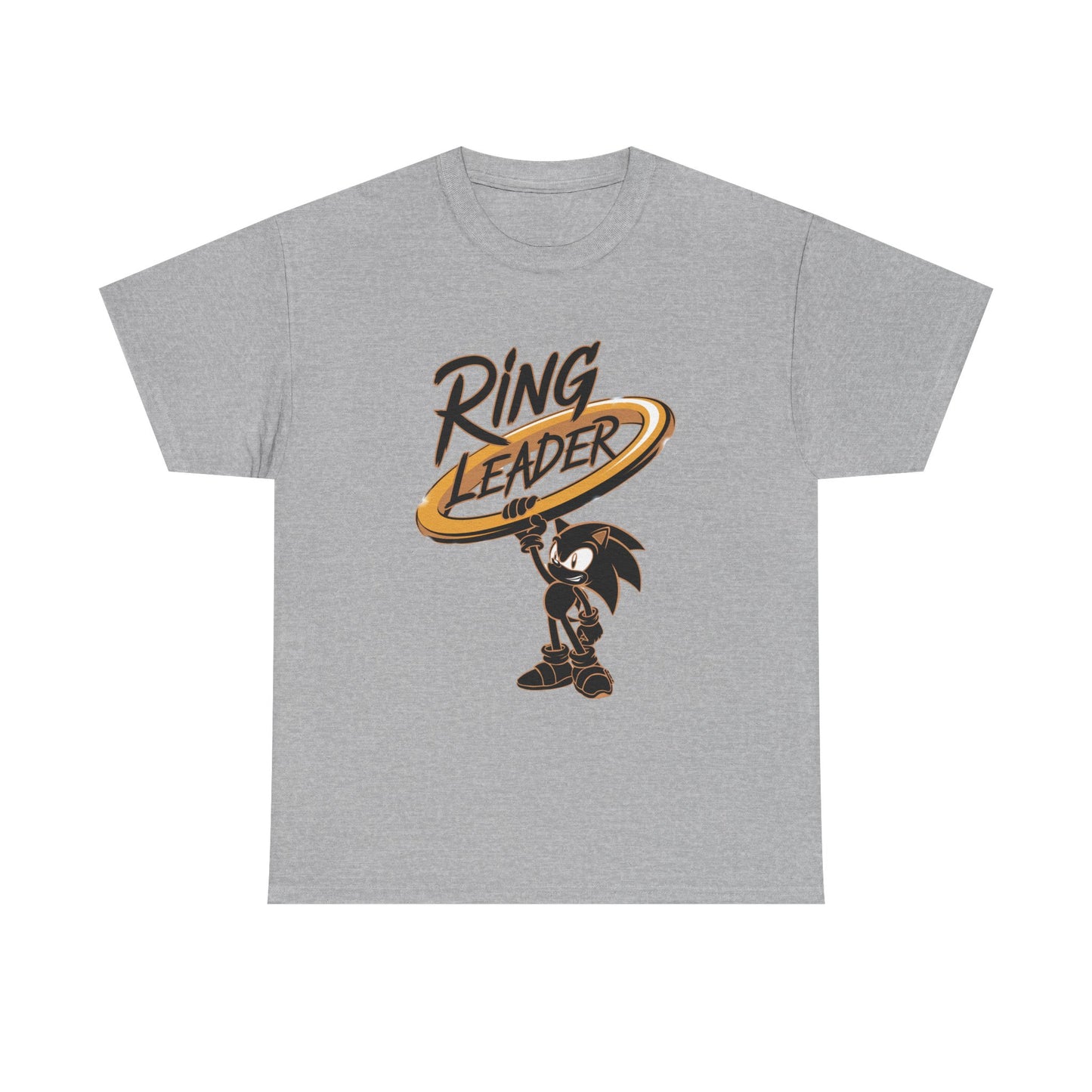 Ring Leader Video Game Shirt – Fast Speed Hero Holding Gold Ring – Retro Gamer Graphic Tee for Arcade, Anime, and Gaming Fans