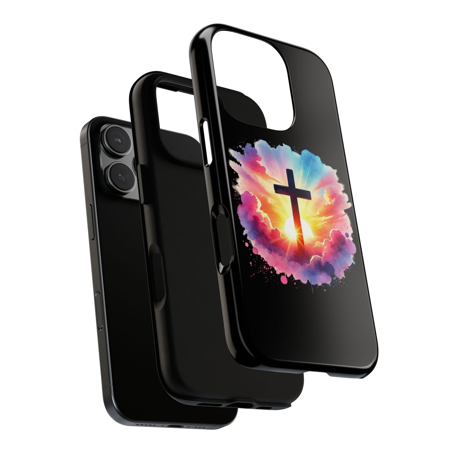 Inspirational Cross iPhone Case Christian Phone Case Easter iPhone Case Faith Based Case Easter iPhone Case