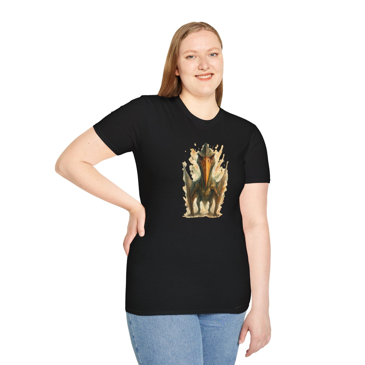 Quetzalcoatlus Pterosaur Tee - Prehistoric Flying Reptile Shirt, Dinosaur Lover Gift, Paleontology Art Unisex T-Shirt