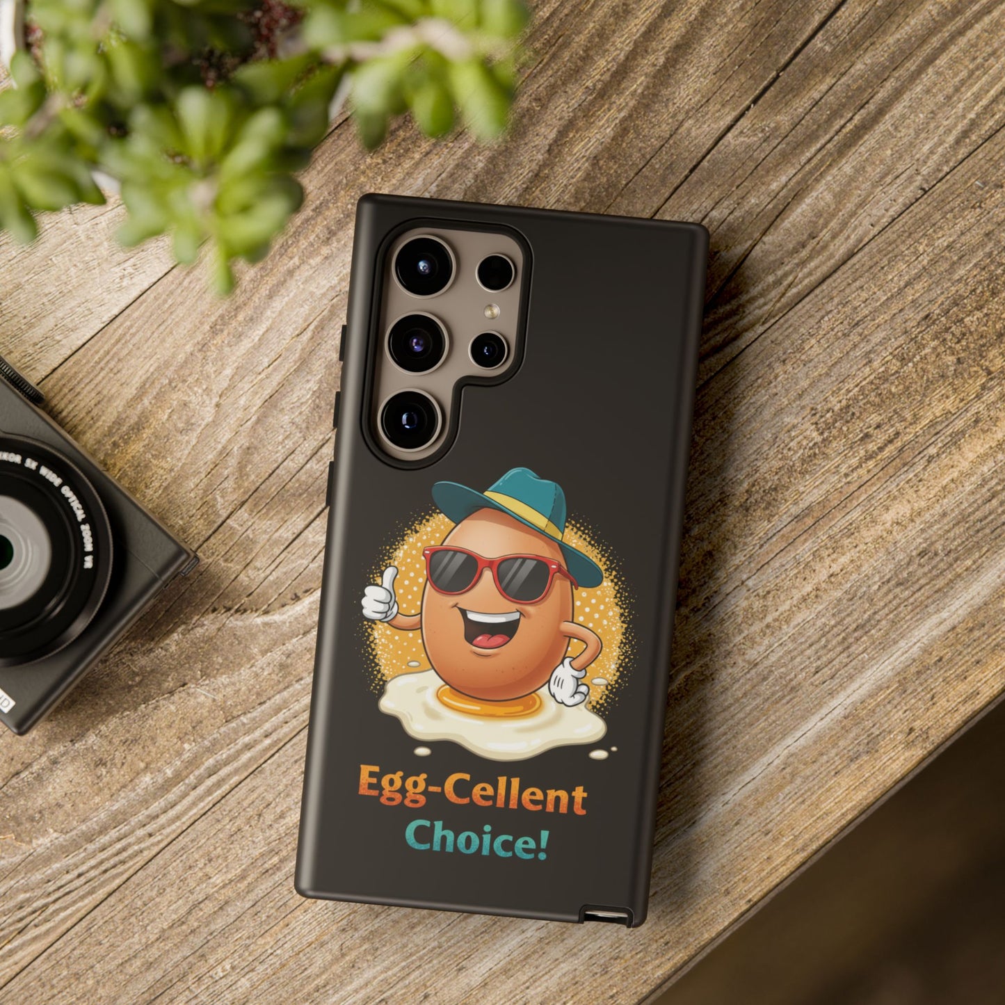 Samsung Phone Case - Egg-Cellent Choice Pun Design