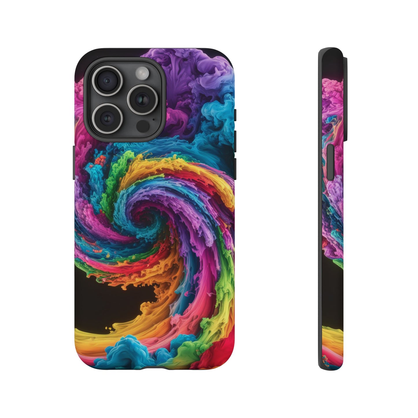 iPhone Case - Colorful Swirl Design