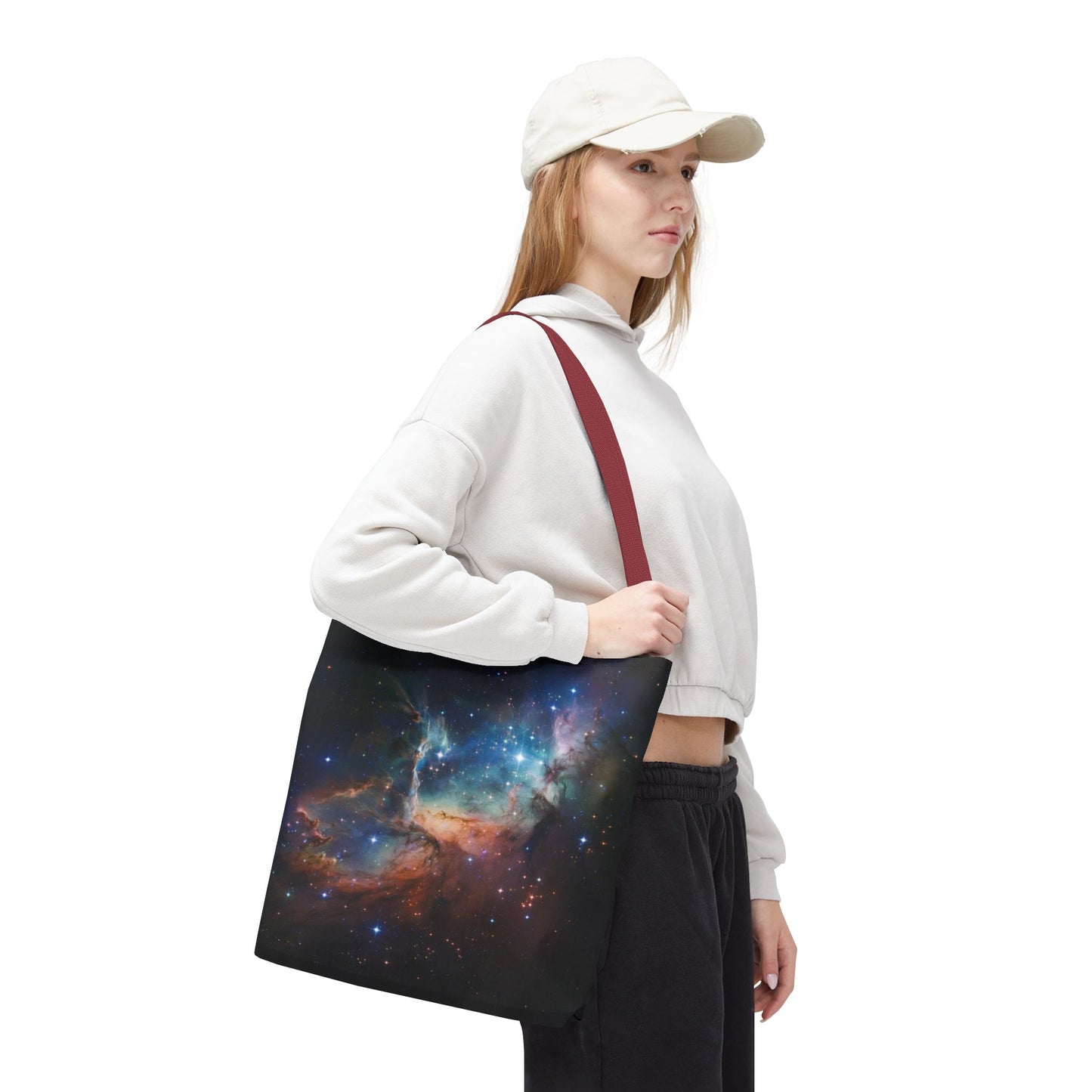 Space Galactic Tote Bag Starry Bag Reusable Tote Cosmic Bag Shopping Bag