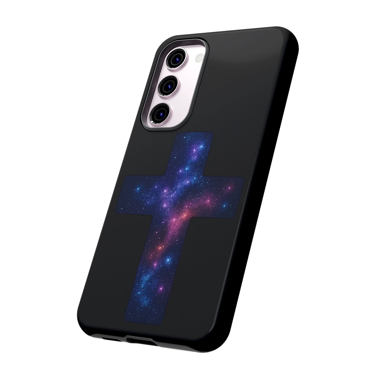 Samsung Phone Case - Galactic Cross Case Christian Phone Case Spiritual Samsung Case Religious Accessory Gift for Believers
