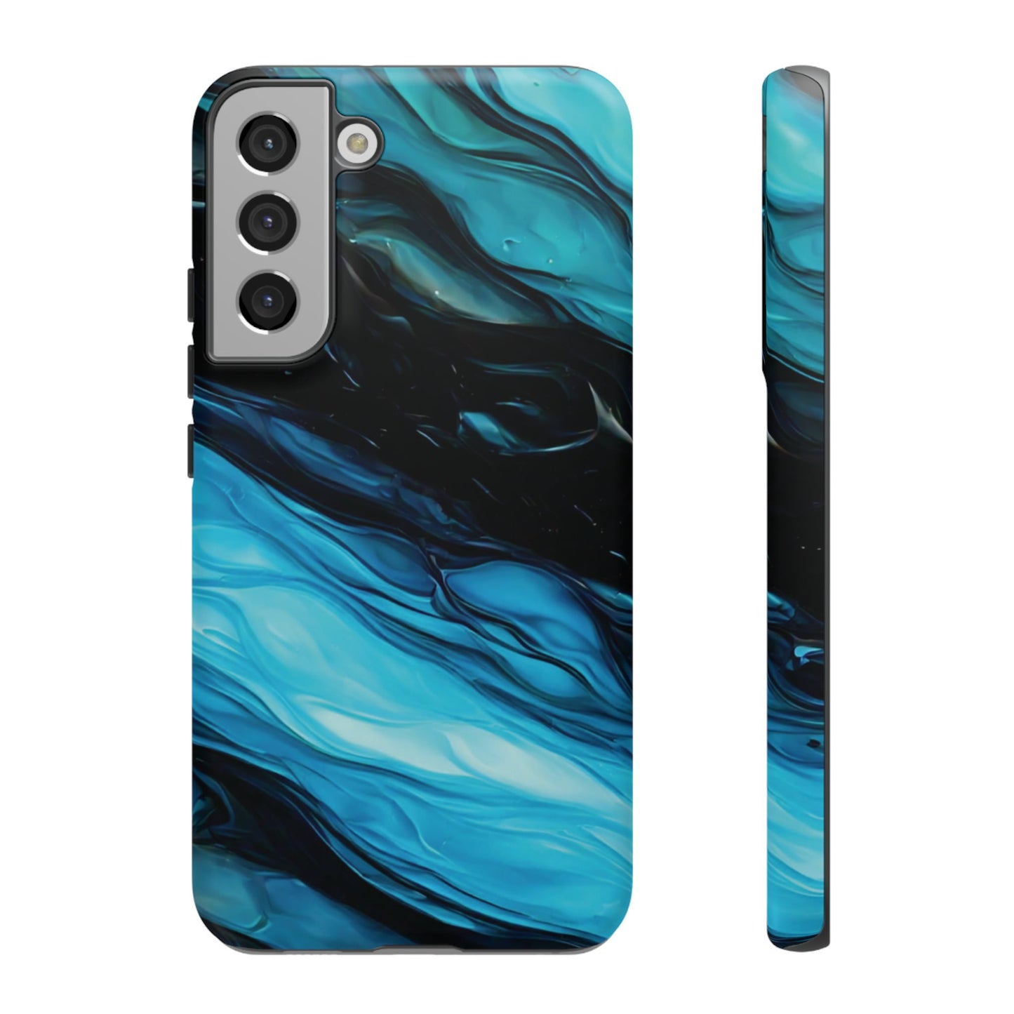 Samsung Galaxy Blue Splash Phone Case