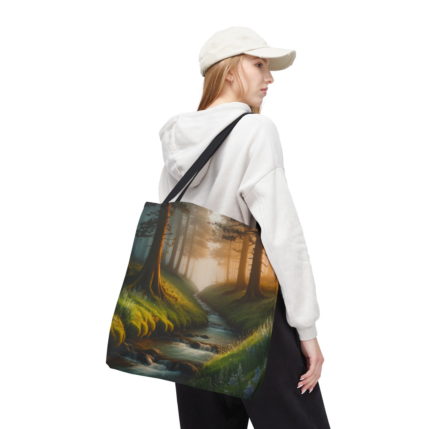 Nature Stream Tote Bag Shopping Bag Reusable Tote Nature Bag