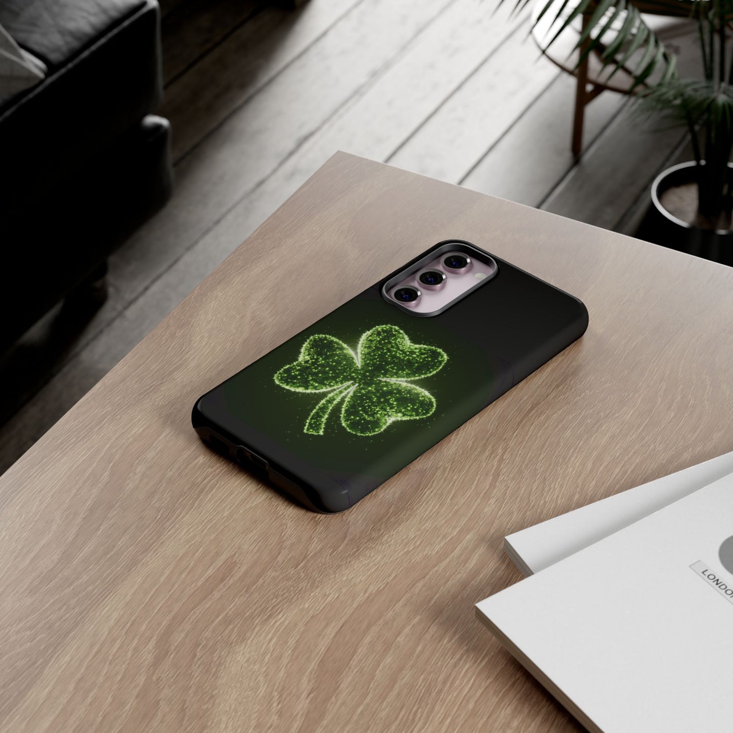 Phone Case - Shiny Shamrock Design for Samsung Galaxy