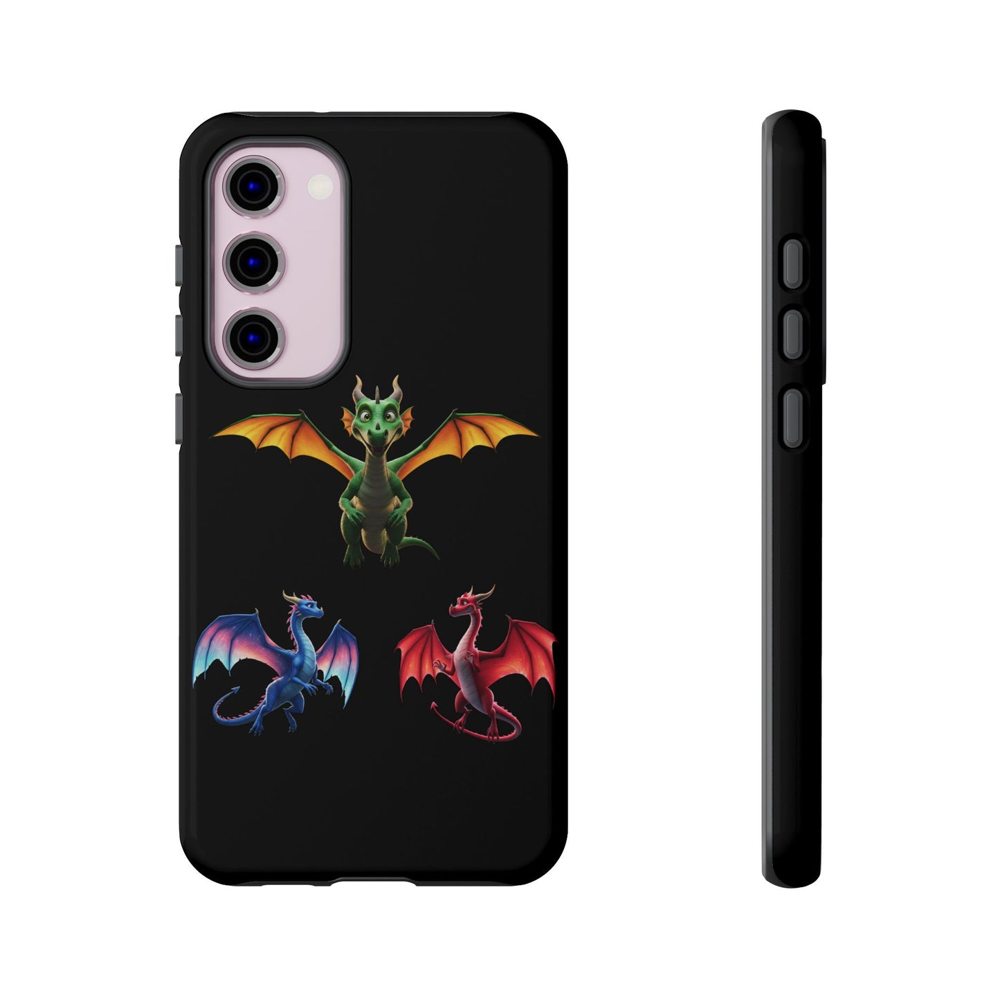 Protective Dragon Phone Case for Samsung Galaxy - Fantasy Art Durable Cover - Bookish Mythical Gift for Teens & Adults Twilight Aesthetic