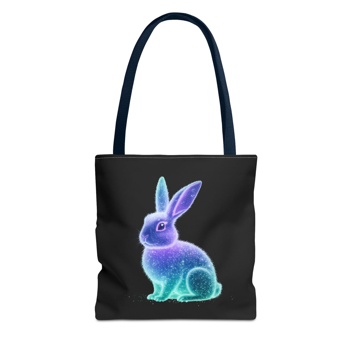Bioluminescent Easter Bunny Tote Bag Easter Bag Easter Tote Reusable Shopping Bag