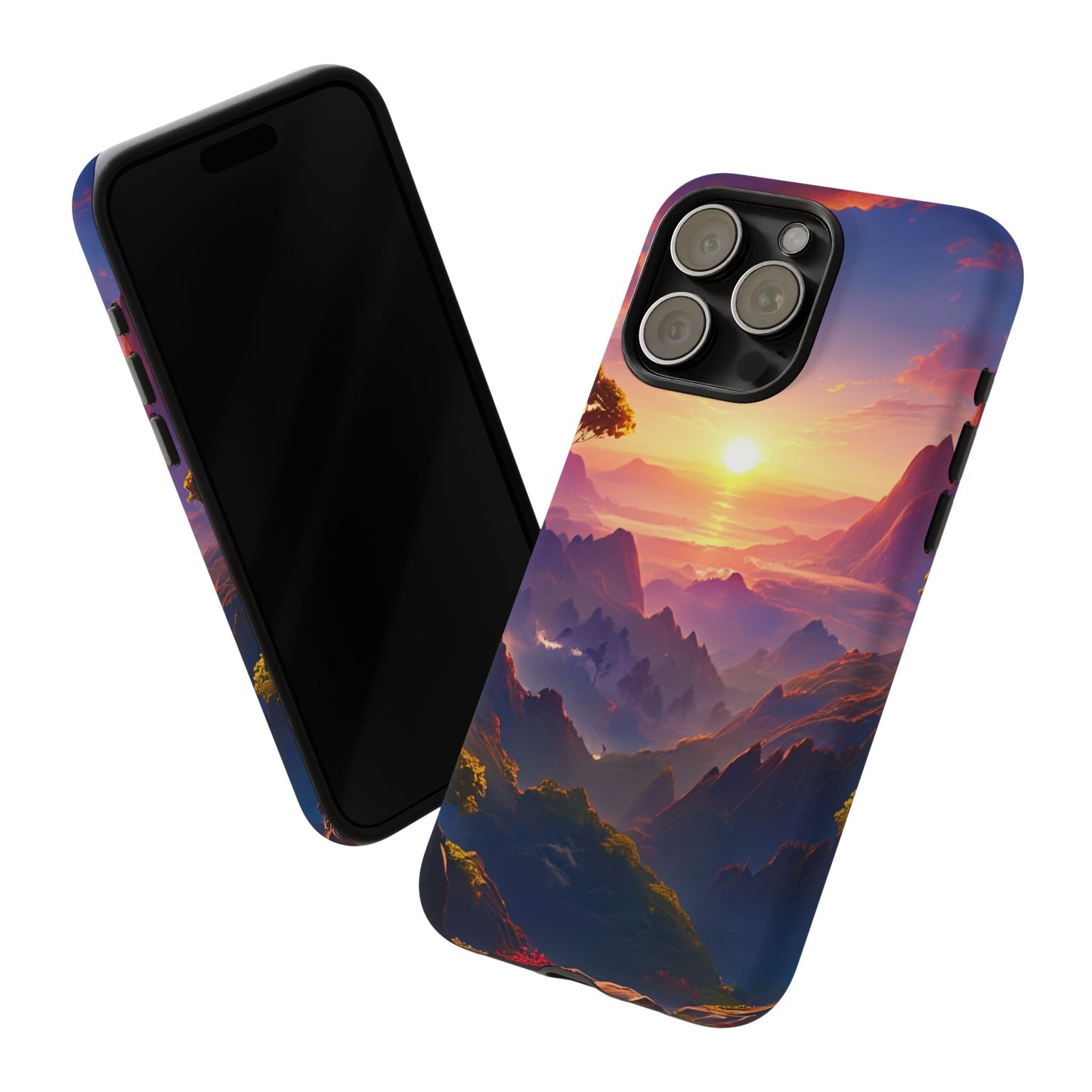 iPhone Tough Case - Artistic Sunset Landscape