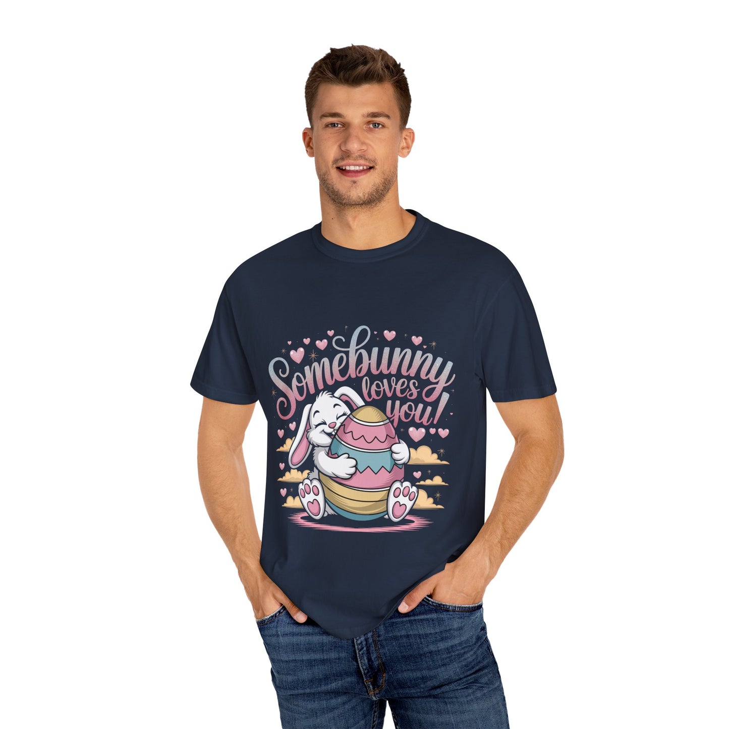 Easter Shirt Somebunny Loves You Unisex T Shirt, Easter Gift, Spring Apparel, Cute Animal Tee, Seasonal Fashion, Bunny Design