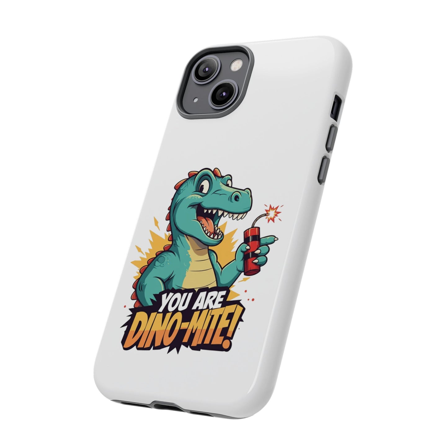 iPhone Case - Dino-Mite Pun Design